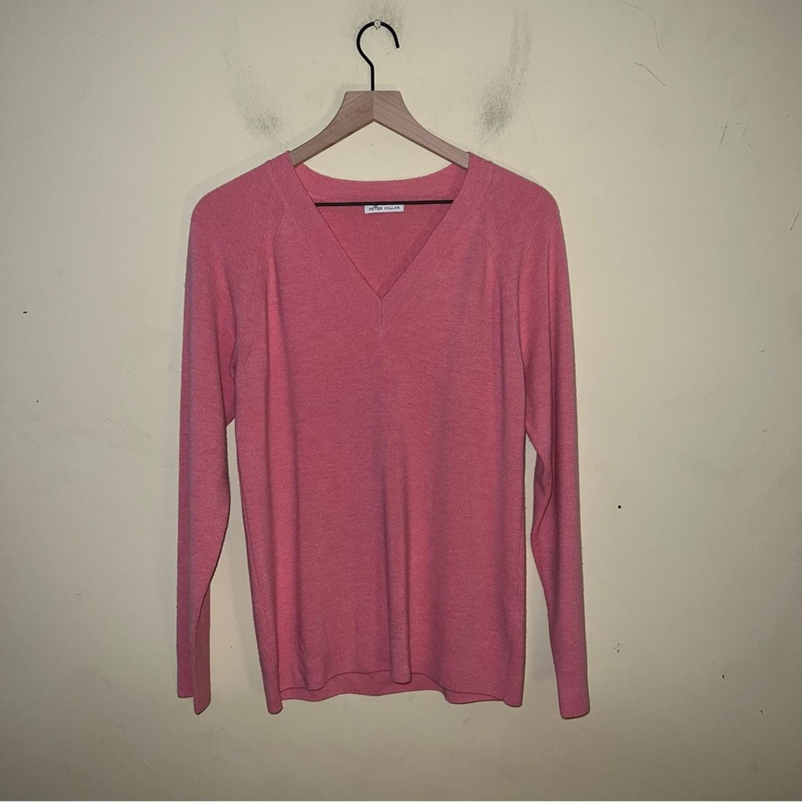 Peter Millar PETER MILLAR pink v neck sweater M Size US M / EU 48-50 / 2 - 6 Thumbnail