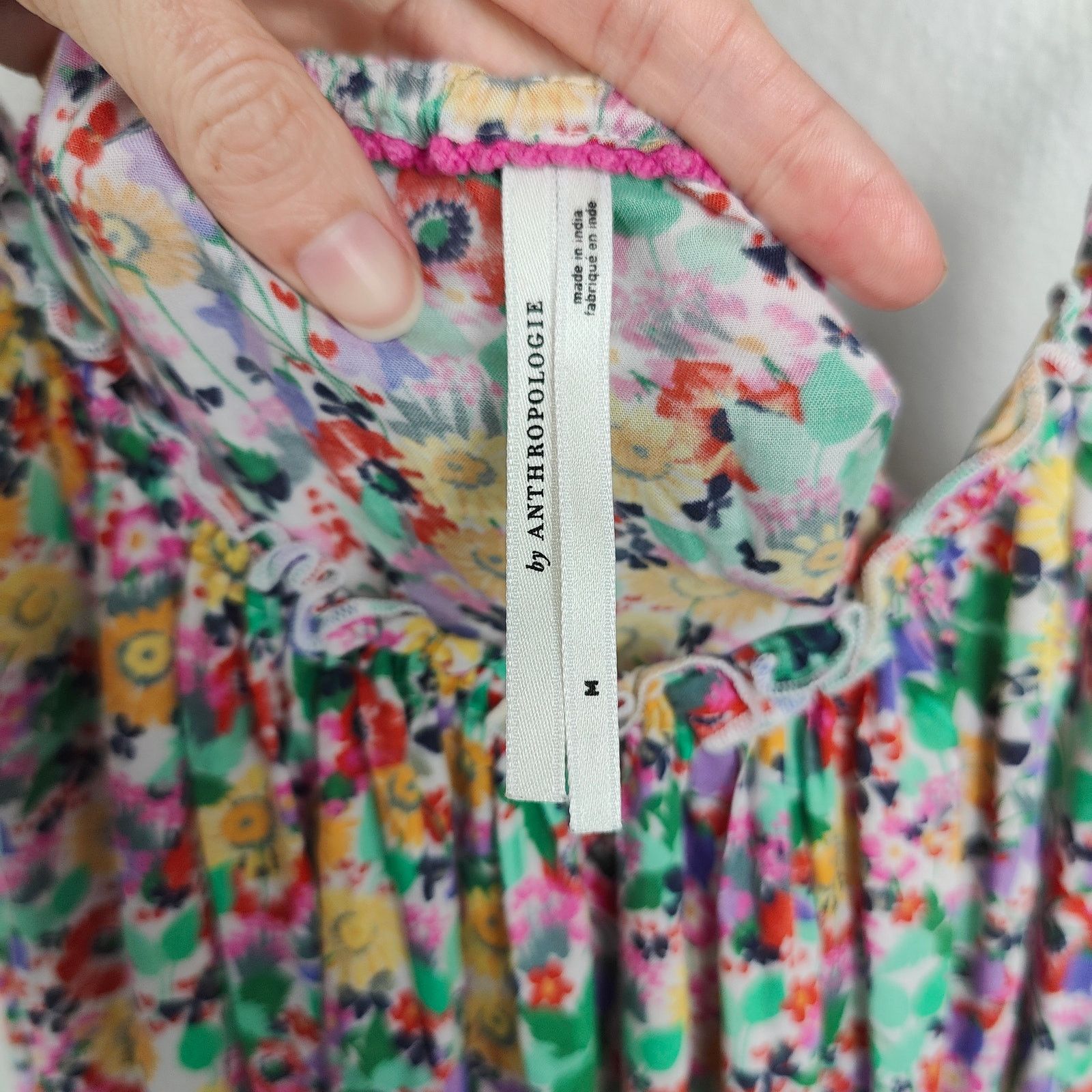 Anthropologie Anthropologie The Malika Printed Dress Womens Medium Floral Size M / US 6-8 / IT 42-44 - 4 Thumbnail