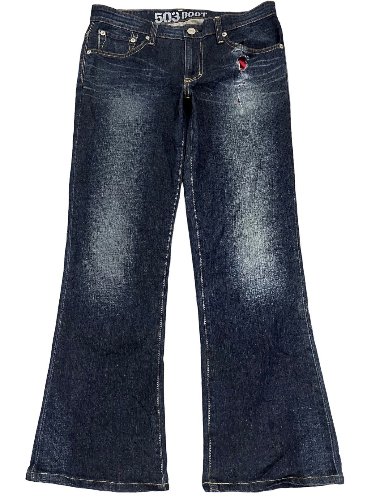 Edwin Vintage Edwin 503 Bluetrip Bootcut Denim Size US 36 / EU 52 - 1 Thumbnail