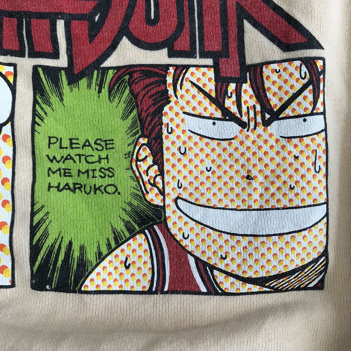 Anime Vintage 90s Slam Dunk Shohoku Anime Manga Sweatshirts Boxy Size US L / EU 52-54 / 3 - 9 Thumbnail