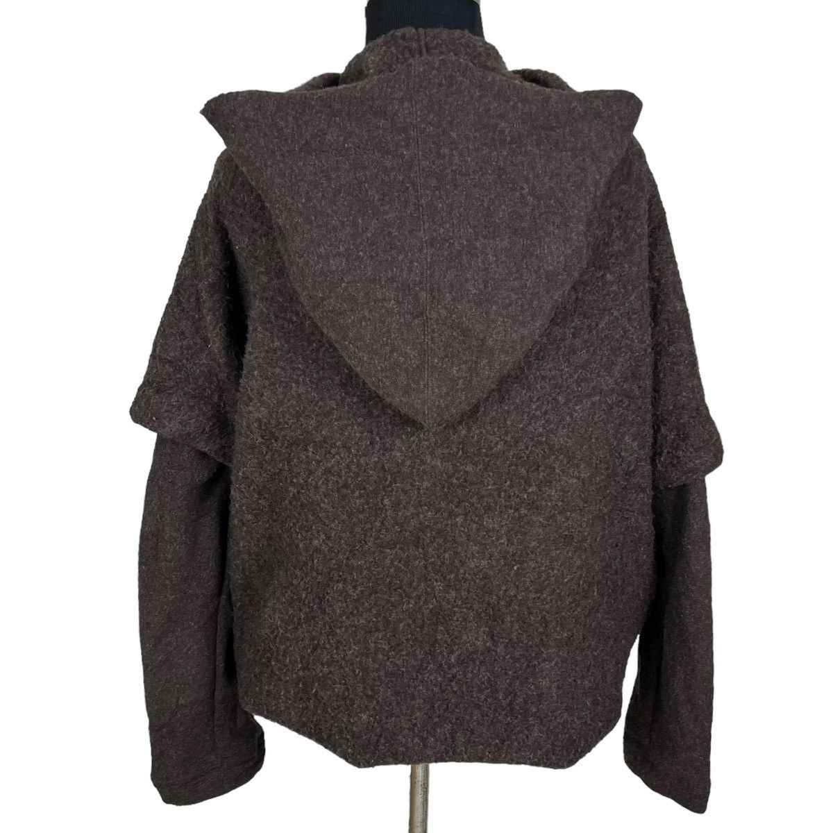 Y's Yohji Yamamoto Y’s Asymmetric Cloak Coat Jacket Woman Coat Size L / US 10 / IT 46 - 11 Thumbnail