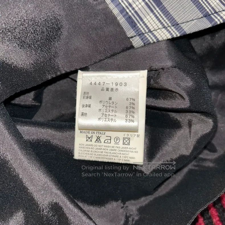 Vivienne Westwood Vivienne Westwood Saturn Buckle Plaid Jacket Vest Size US S / EU 44-46 / 1 - 6 Thumbnail