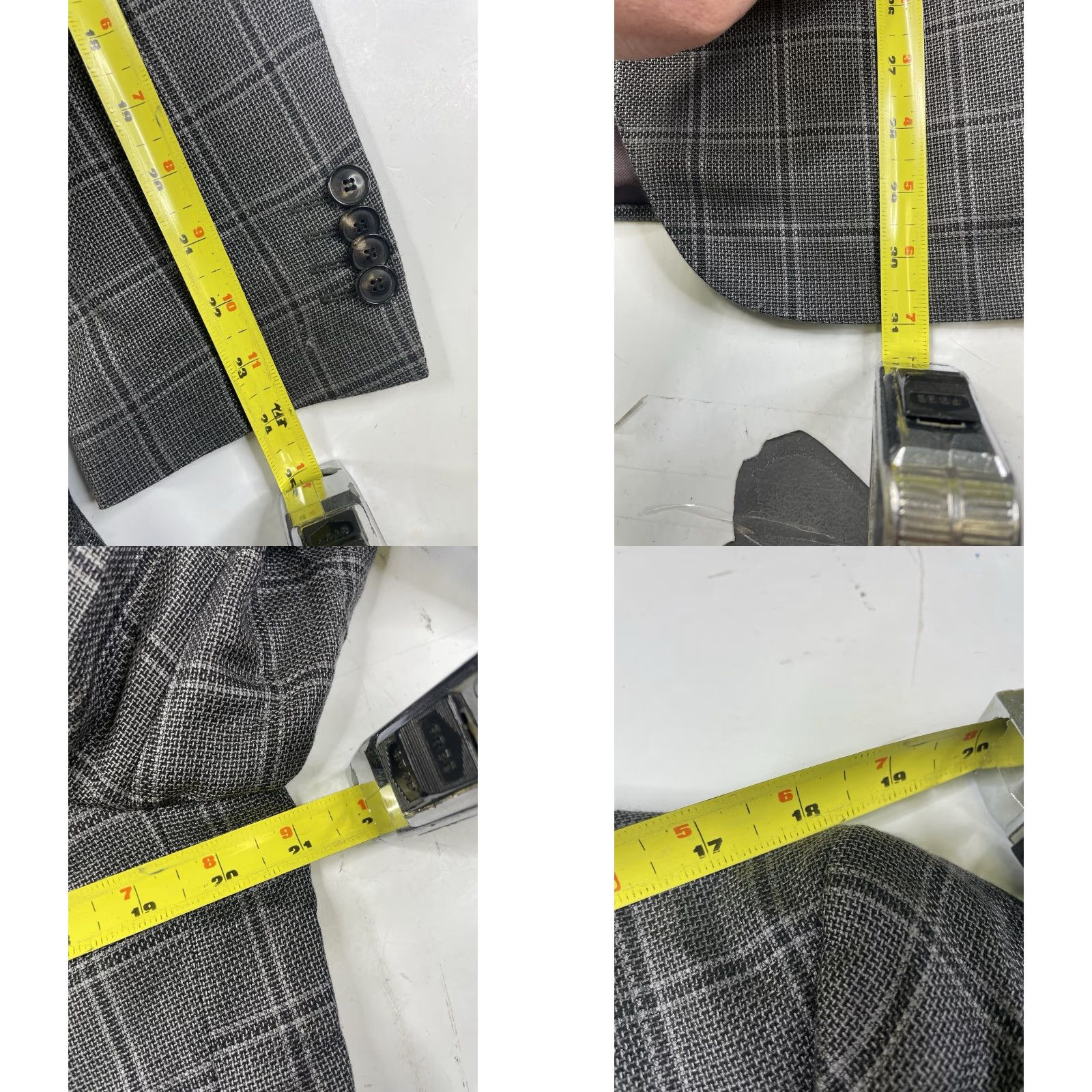 Pal Zileri **Pal Zileri Men's 42R Wool-Silk Double-Vented Plaid Jacket** User: Pal Zileri Men's 42R Wool-Silk Double-Vented Plaid Jacket Size US XS / EU 42 / 0 - 8 Thumbnail