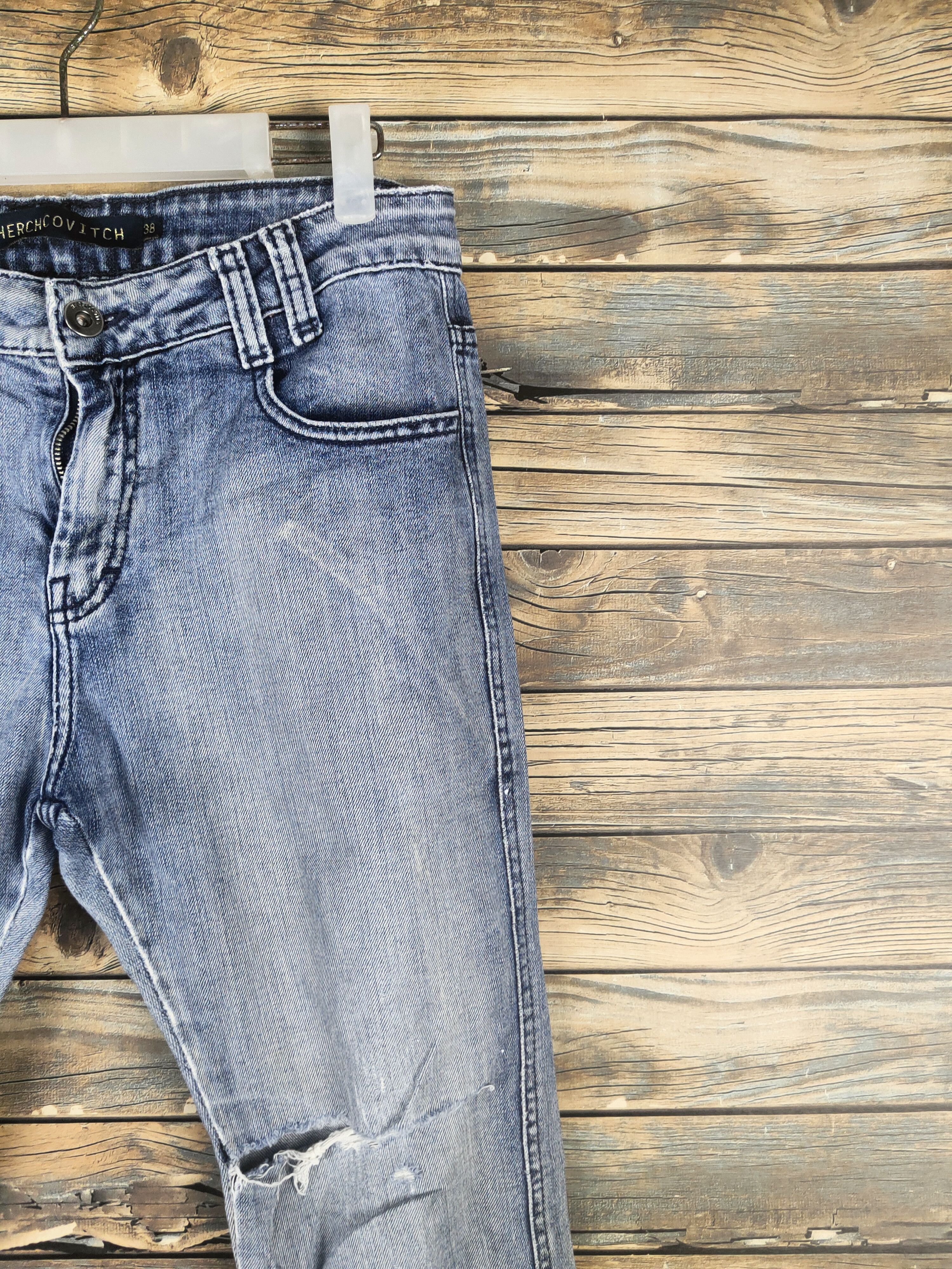 Alexandre Herchcovitch DL Alexandre Herchcovitch Distressed Ripped Jeans #46-003 Size 28" / US 6 / IT 42 - 5 Thumbnail