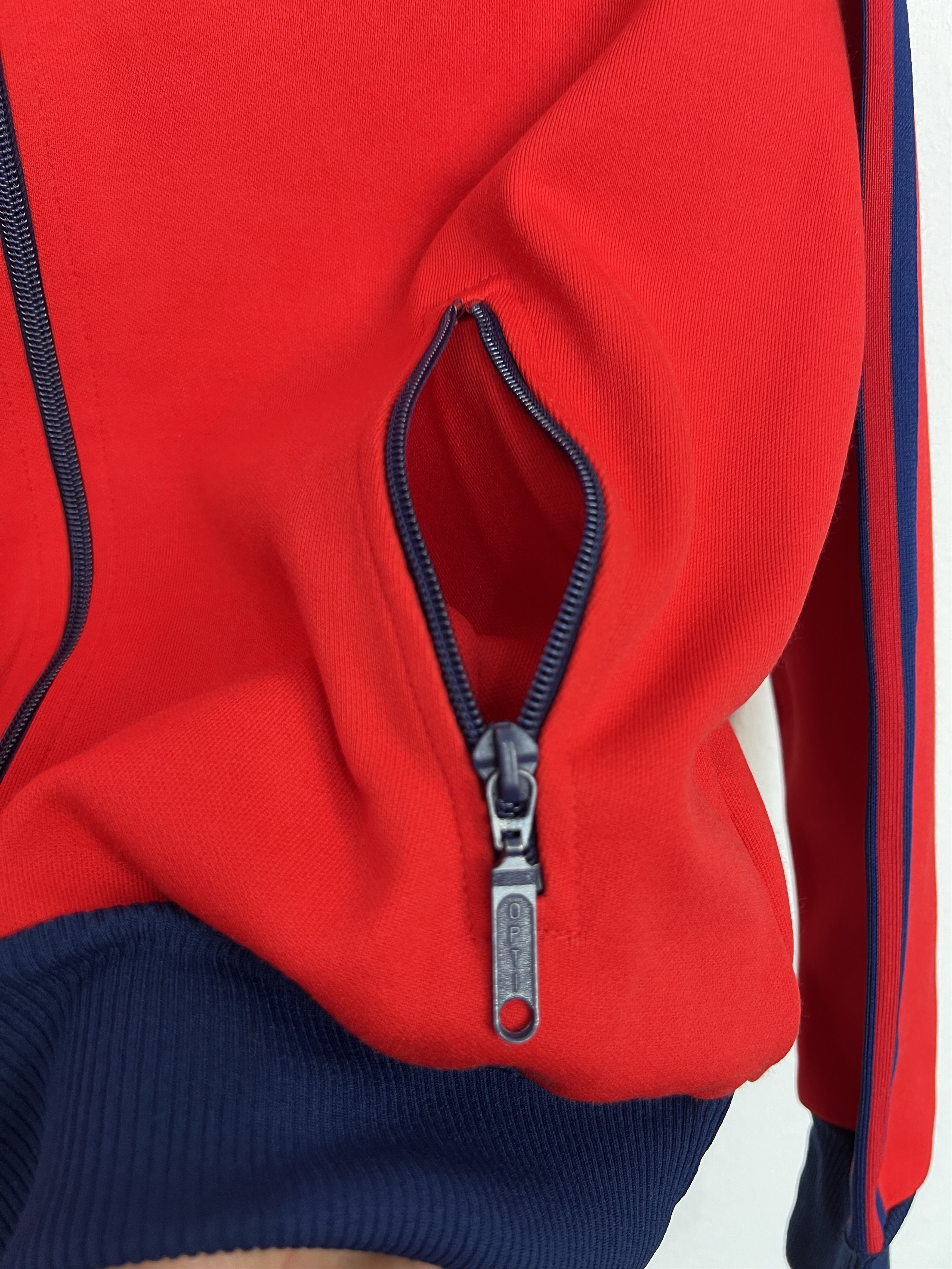 Adidas Vintage 80's Adidas Red Yugoslavia Jacket Mens Track Top Size US M / EU 48-50 / 2 - 5 Thumbnail