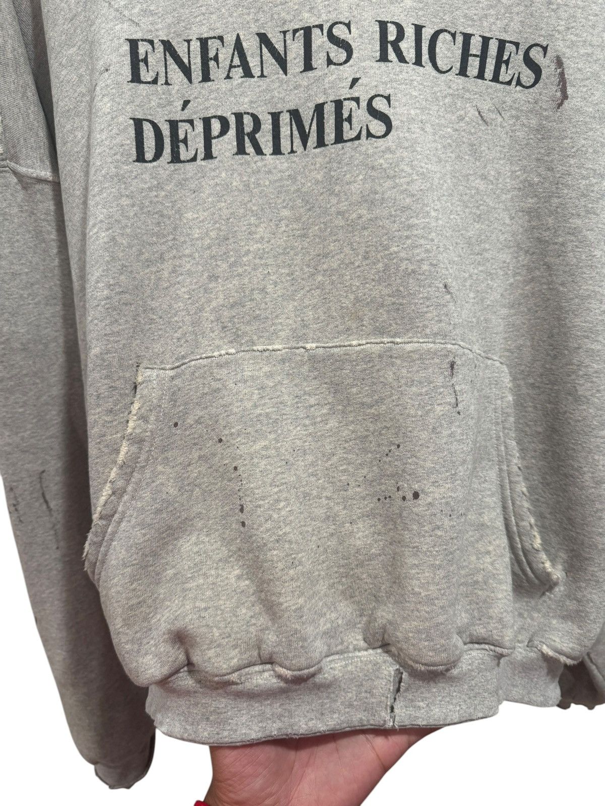 Enfants Riches Deprimes Enfants Riches Deprimes Vandalism Logo Hoodie Grey Size US S / EU 44-46 / 1 - 3 Thumbnail