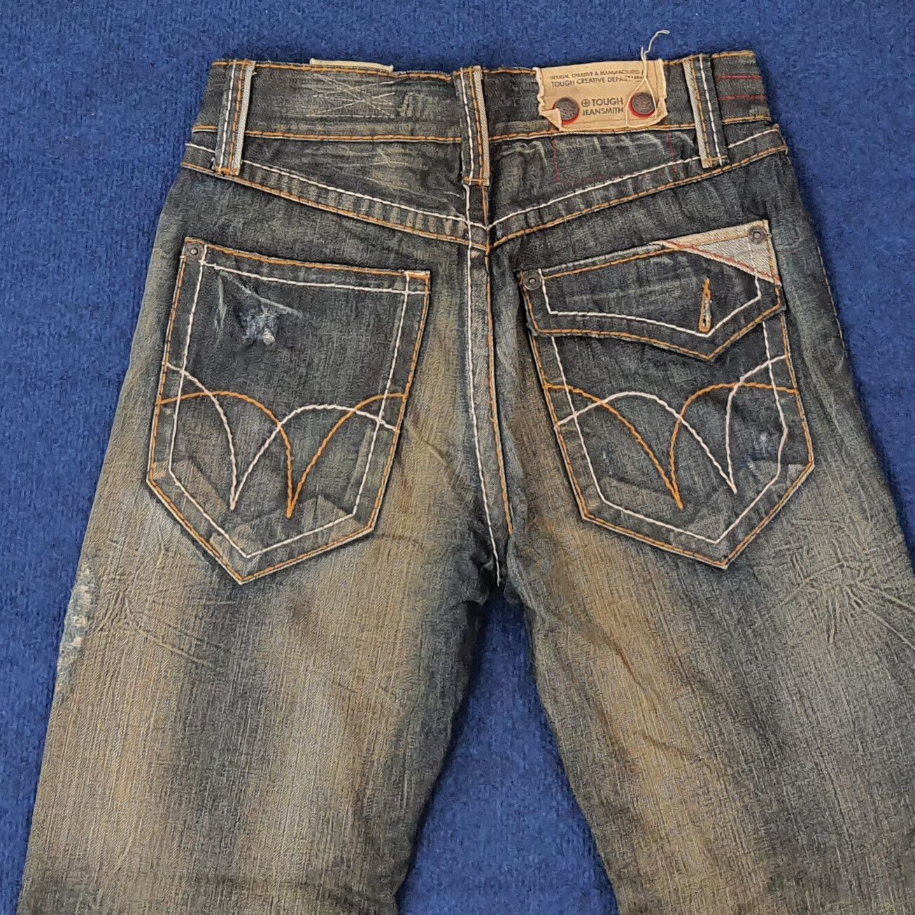 Vintage Vintage Tough Jeansmith Street Aesthetic Jeans C258N18 Size US 32 / EU 48 - 4 Thumbnail