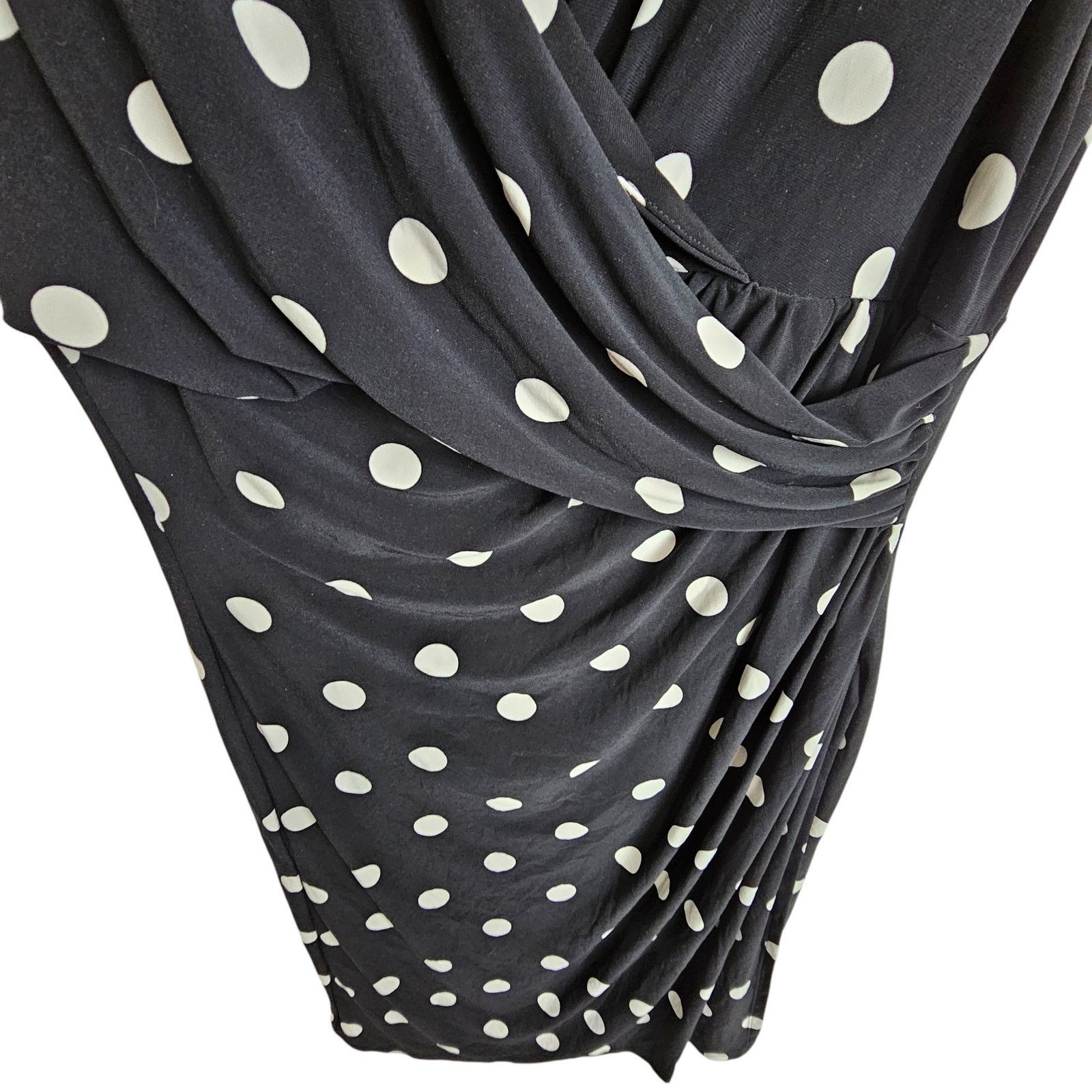 Lauren Ralph Lauren Lauren Ralph Lauren Womens Sheath Dress Classic Polka Dot 16 Size XXL / US 16-18 / IT 52-54 - 3 Thumbnail