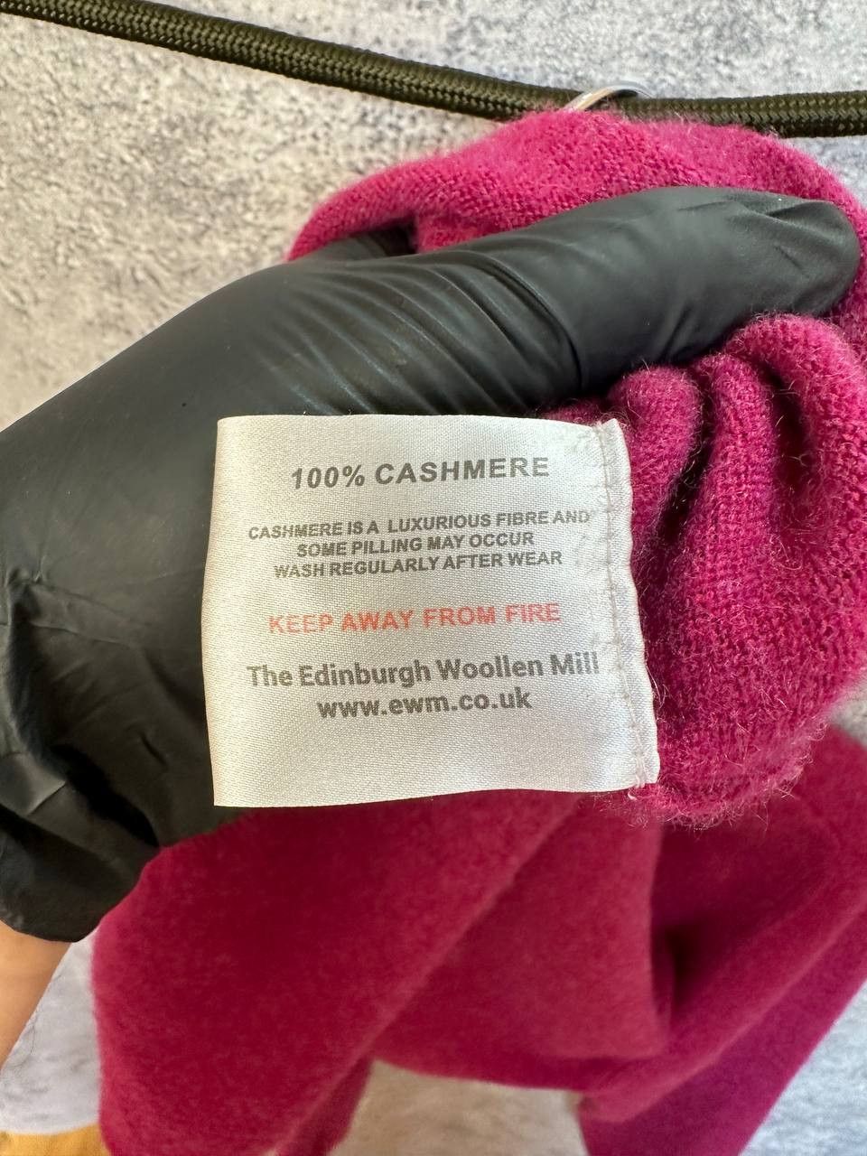 Designer Lochmere Cashmere Sweater Crew Neck Magenta Color Jumper Size M / US 6-8 / IT 42-44 - 12 Thumbnail