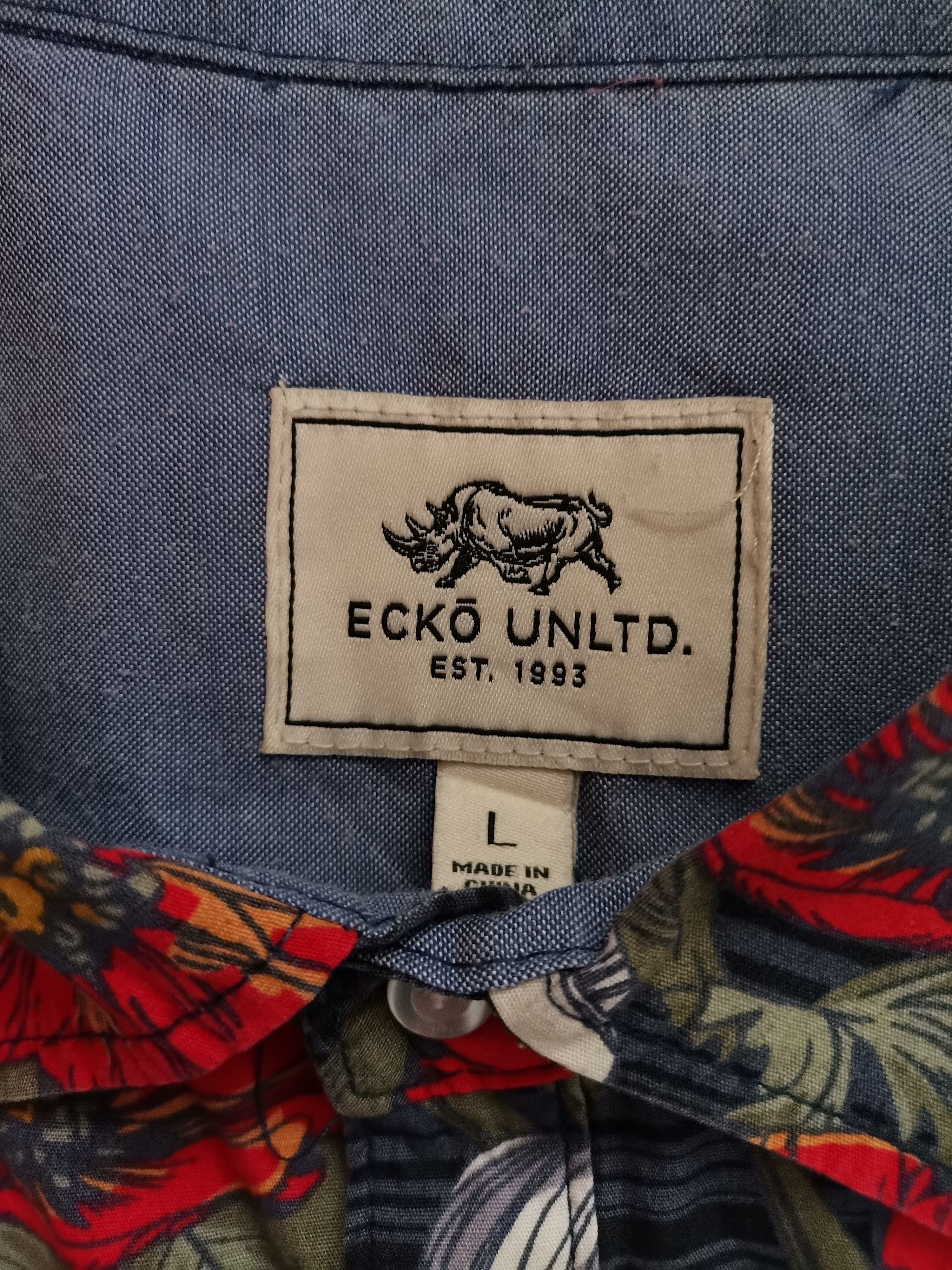Ecko Unltd. Ecko Unltd. Striped Floral Shirt Size US L / EU 52-54 / 3 - 3 Thumbnail
