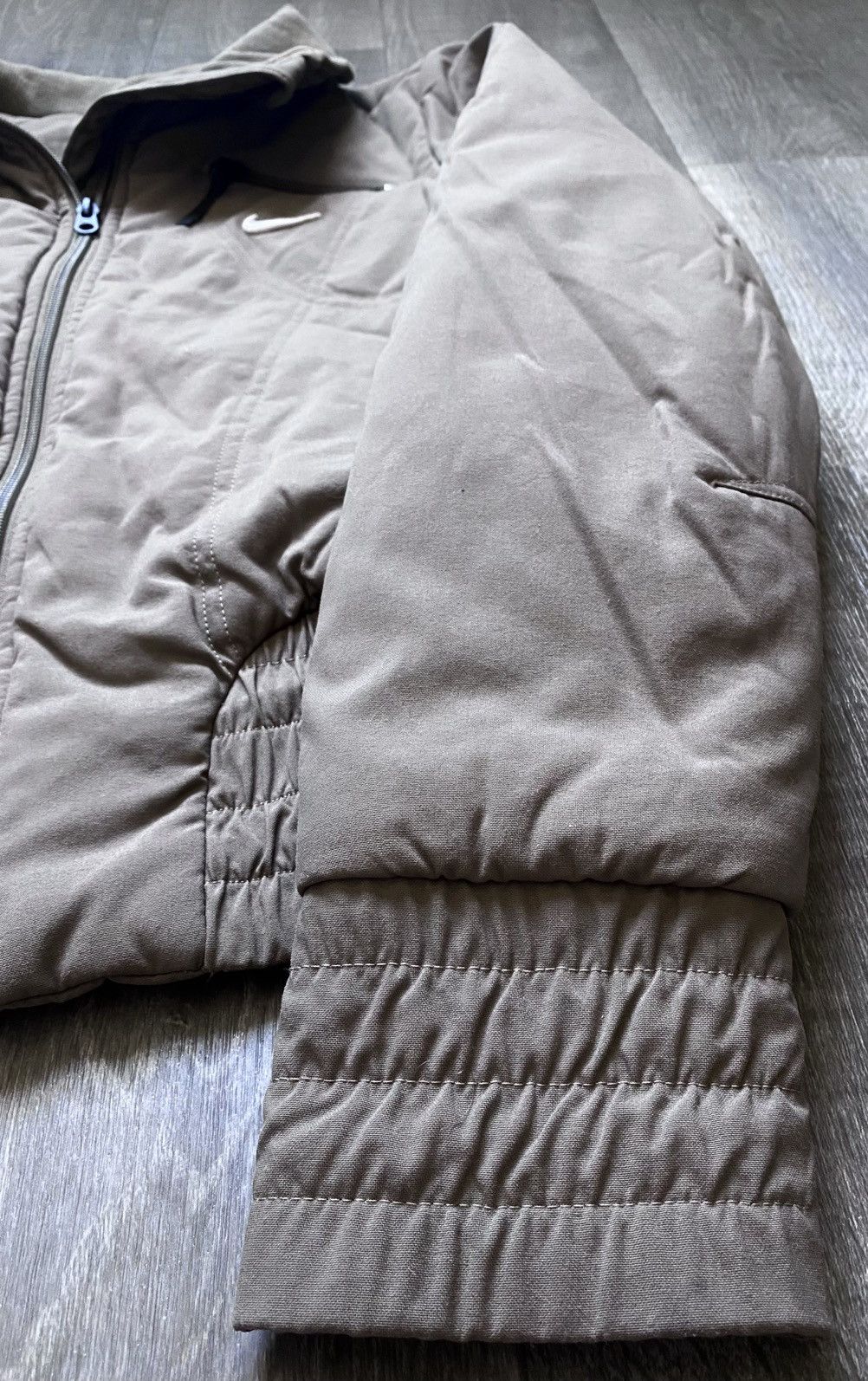 Nike Ws Y2K Vintage Nike Gray Light Zip Utility Jacket Streetwear Size M / US 6-8 / IT 42-44 - 12 Thumbnail