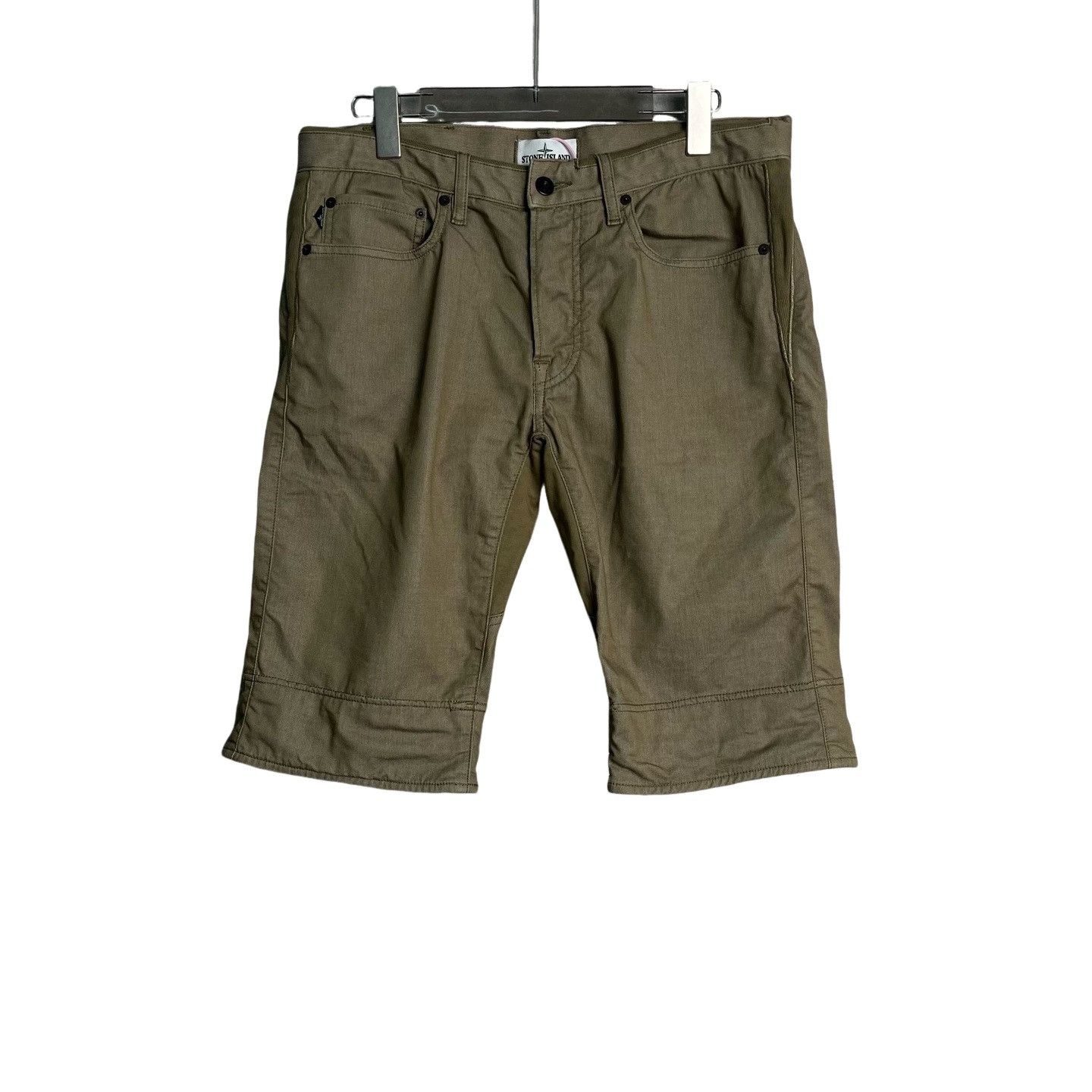 Stone Island Stone Island Green Utility Cargo Shorts Size 32 Size US 32 / EU 48 - 1 Thumbnail