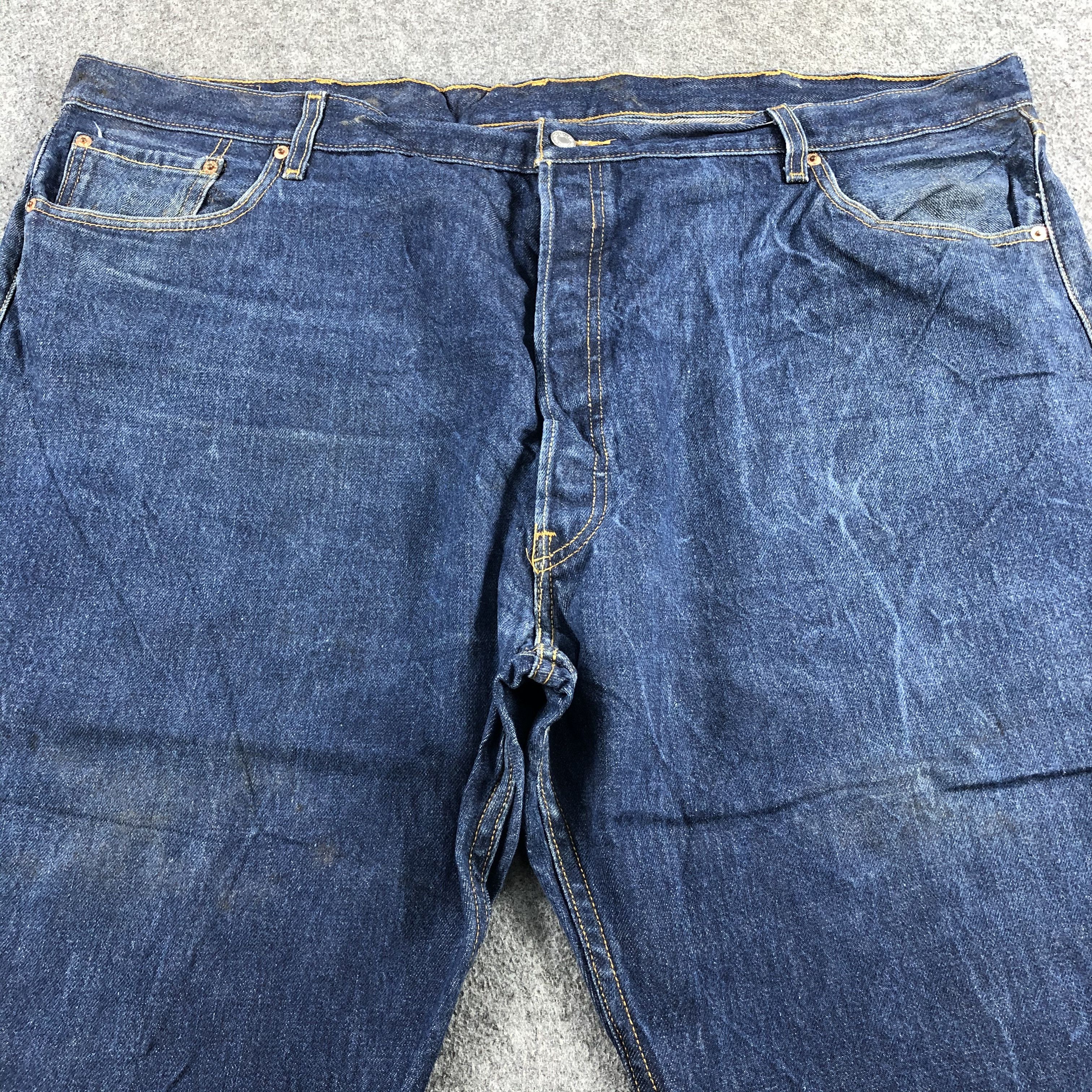 Levi's × Vintage Vintage Blue Wash Levis 501 Jeans-J2050 Size US 44 / EU 60 - 3 Thumbnail