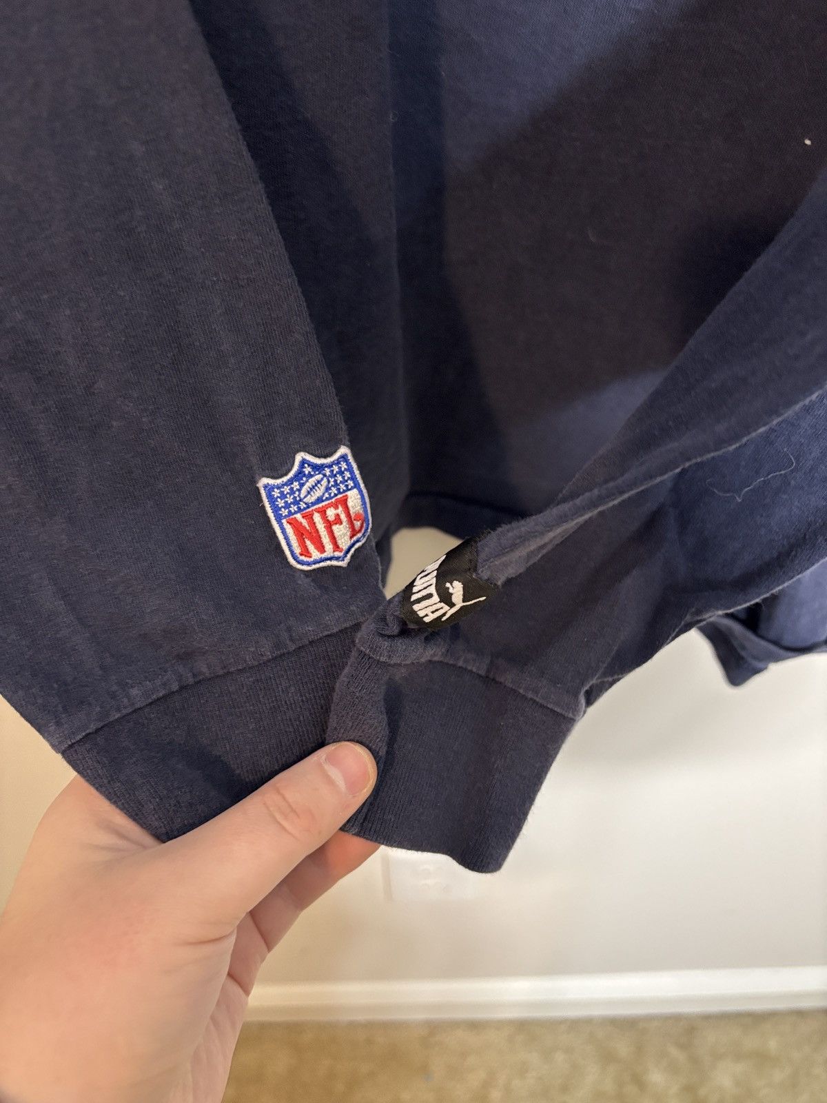 Puma Vintage Puma NFL Tennessee Titans Long Sleeve Mock Neck 2XL Size US XXL / EU 58 / 5 - 3 Thumbnail