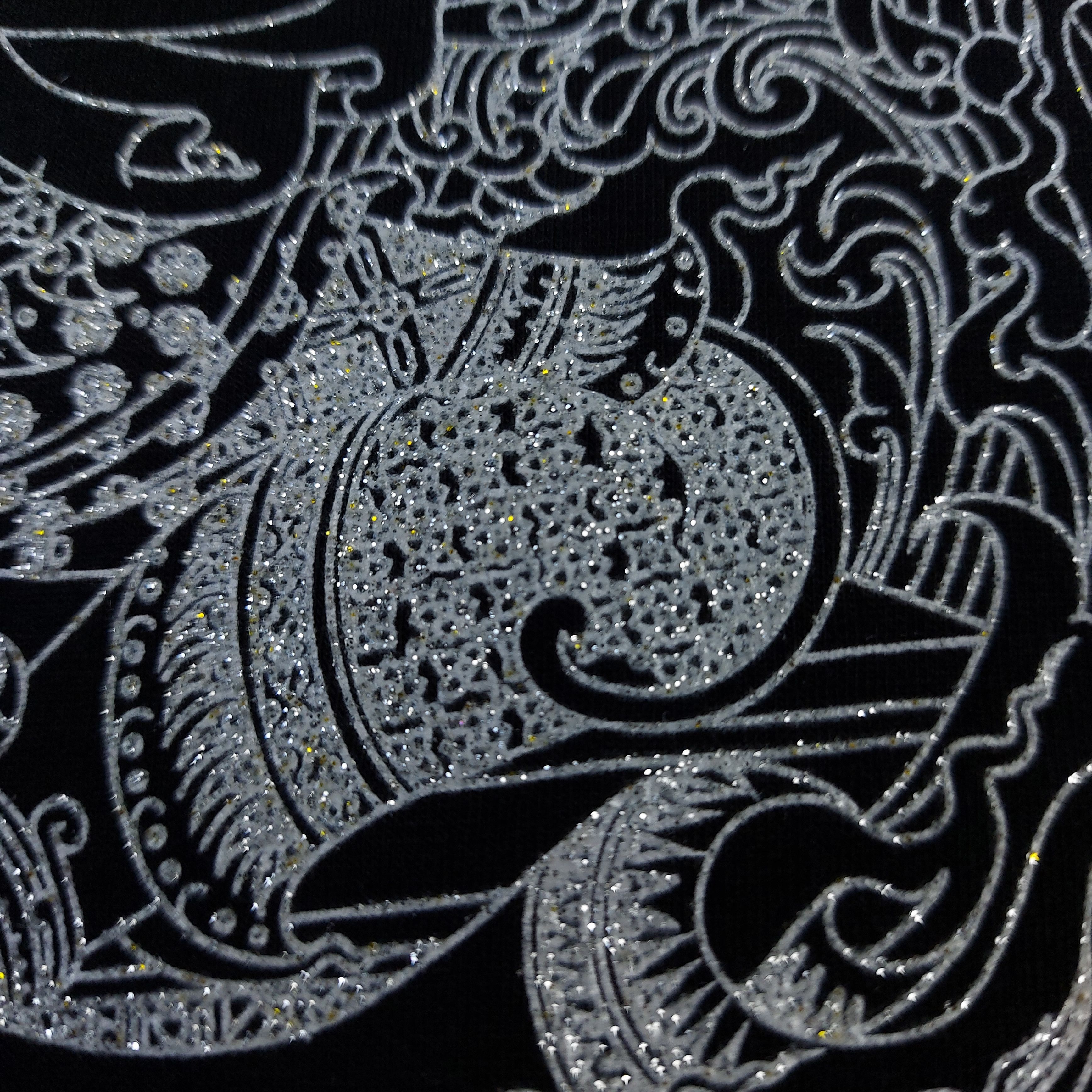 Other 2011 Wat Rong Khun Ganesha Glitter White Temple TEE Size US XL / EU 56 / 4 - 13 Thumbnail