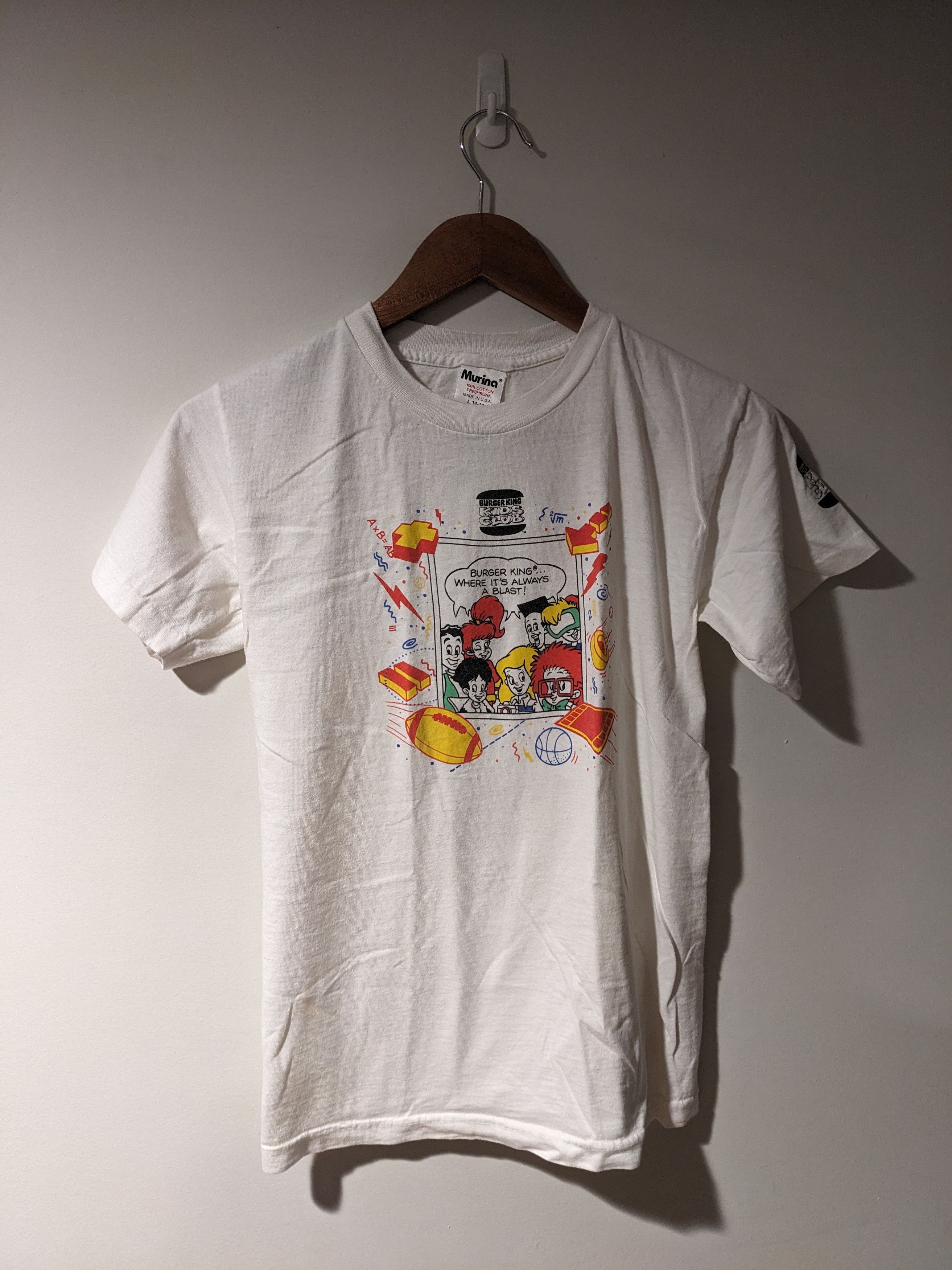 Vintage Vintage 90s Burger King Kids Club Promo YOUTH Large T-Shirt Size US L / EU 52-54 / 3 - 1 Thumbnail
