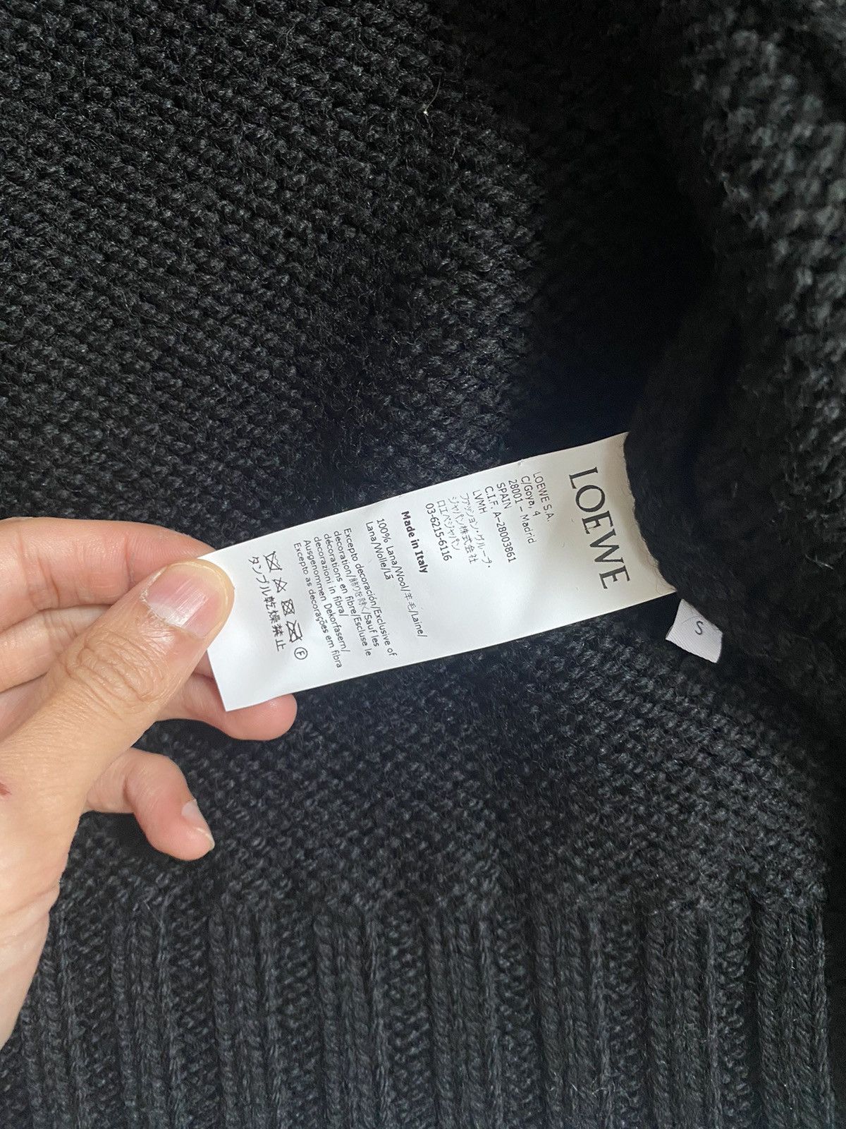 Loewe Loewe Wool Cardigan w/ Metal Embellishments Size S / US 4 / IT 40 - 8 Thumbnail