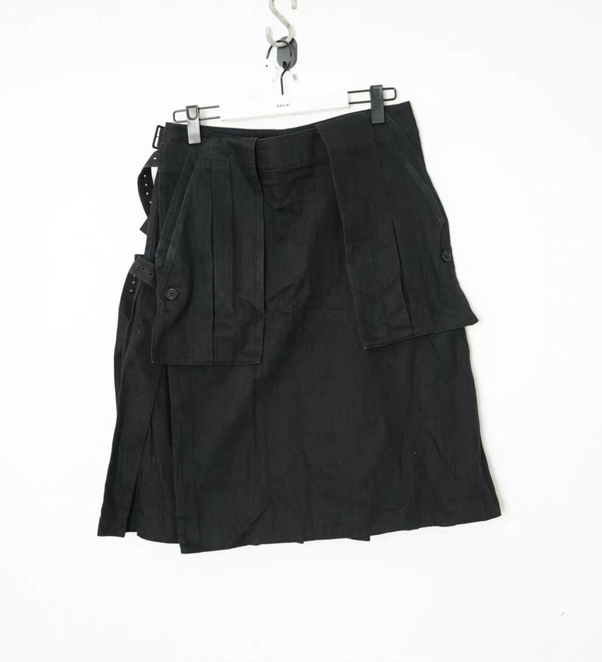 Yohji Yamamoto Yohji Yamamoto Decorative Pleated Wide-Leg Pants / Skirt Size US 34 / EU 50 - 7 Thumbnail