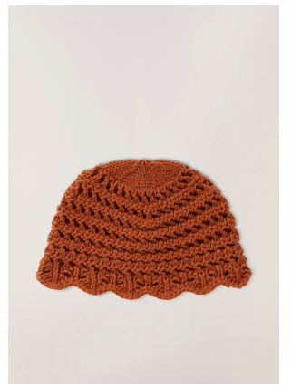 o1srvl11e0424 Eloisa Cloche Hat in Brown