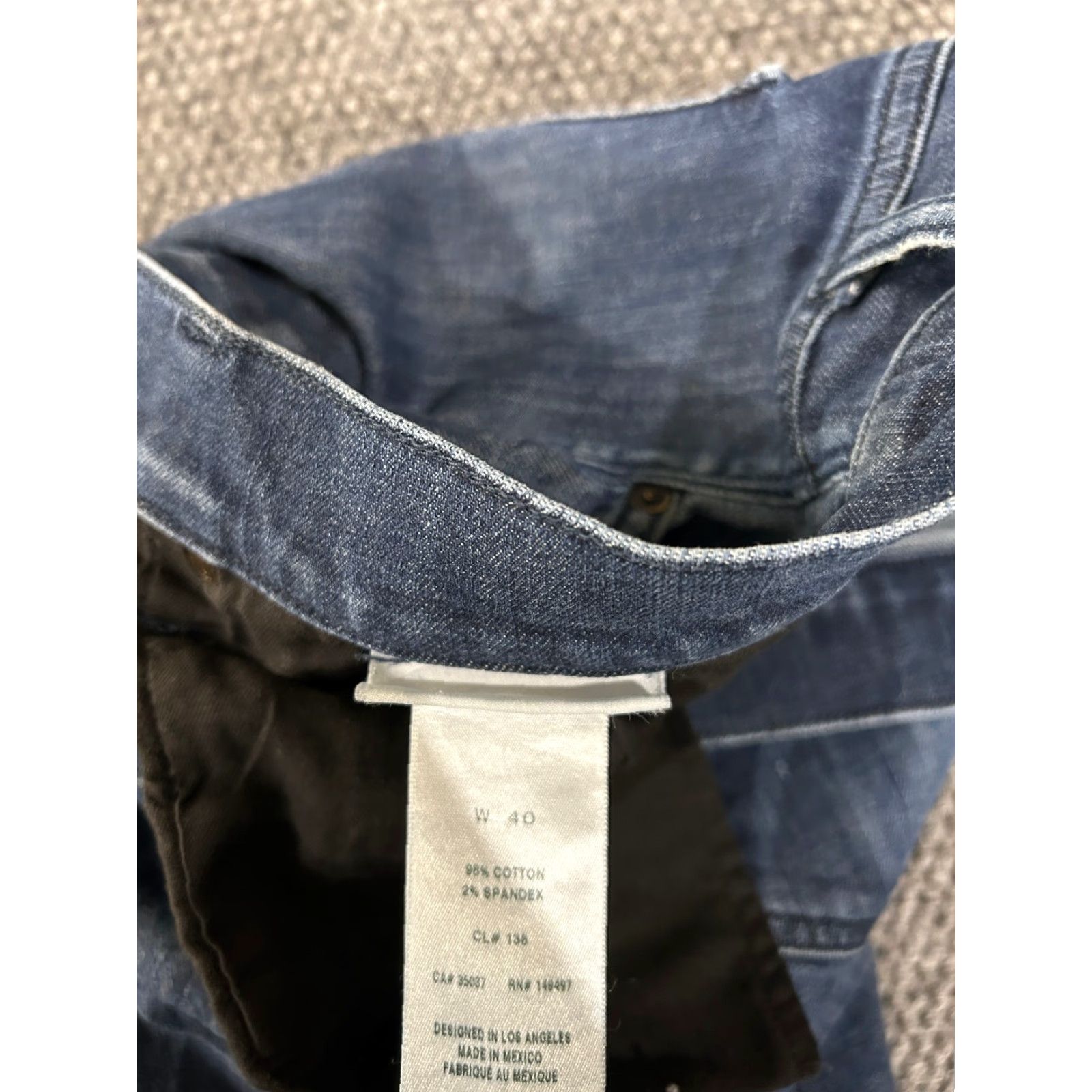 Vintage Joe’s Jeans Mens 40x33 Jeans Dark Blue Classic Straight Leg 5-Pocket Denim Stretch Regular Inseam 33 Size US 40 / EU 56 - 7 Thumbnail