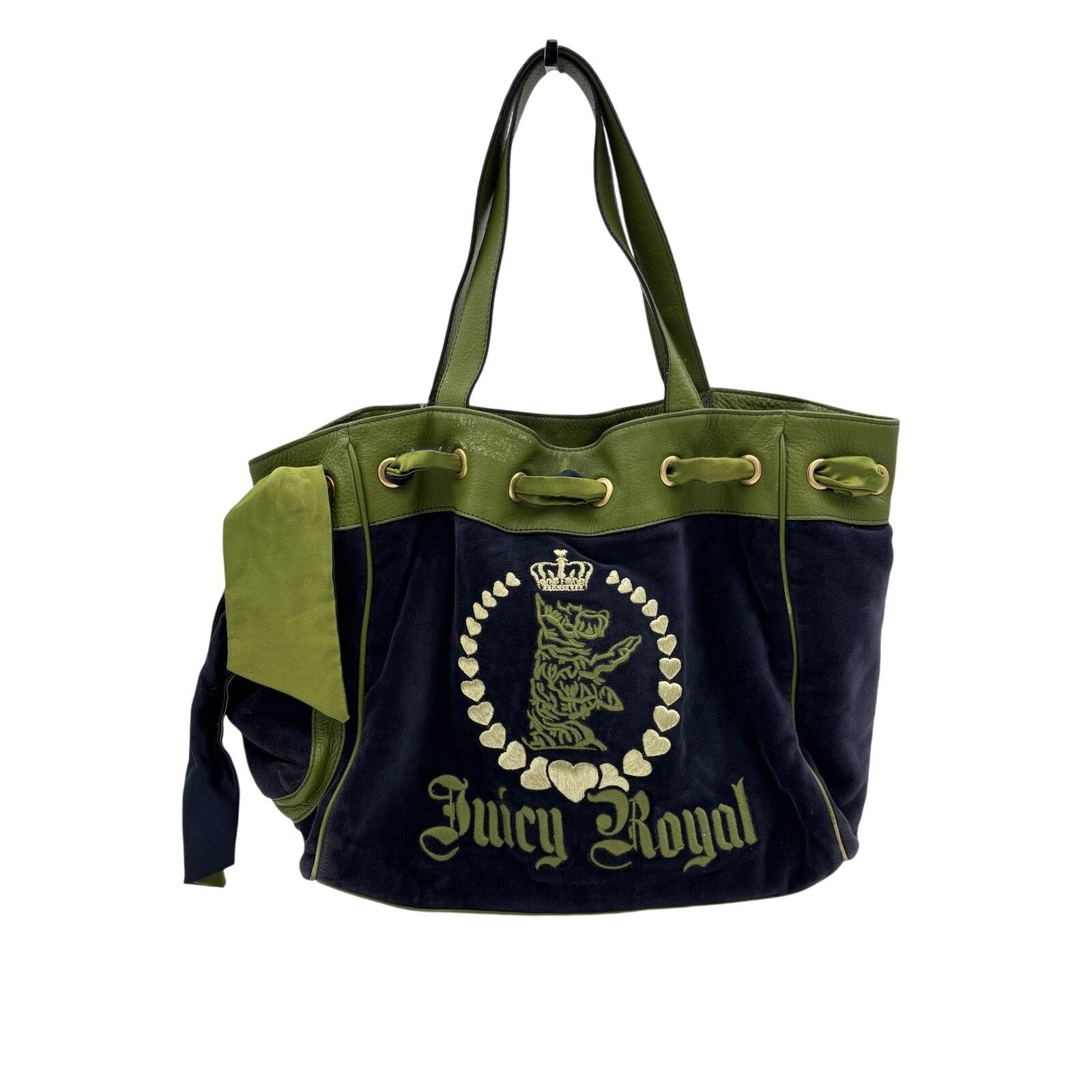 Juicy Couture × Vintage VTG Juicy Couture Daydreamer Shoulder Bag Purse Y2K Velour Size ONE SIZE - 1 Thumbnail