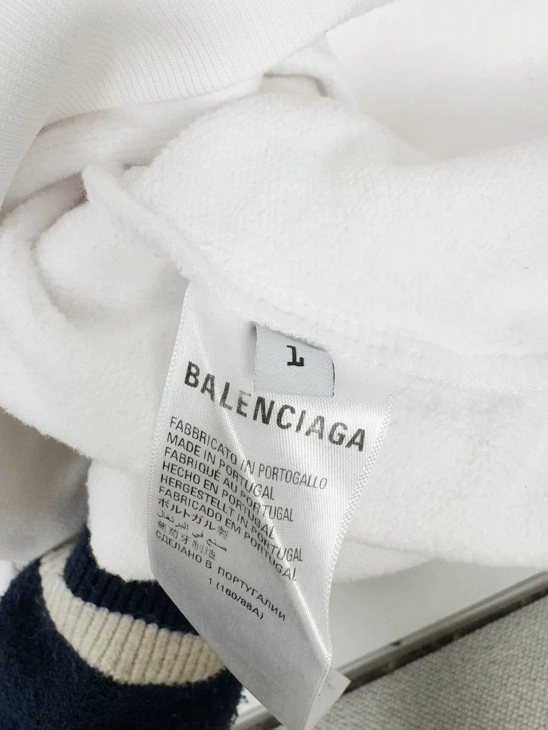 Balenciaga Balenciaga Hoodie with Green Digital Print-2505 Size XL / US 12-14 / IT 48-50 - 3 Thumbnail