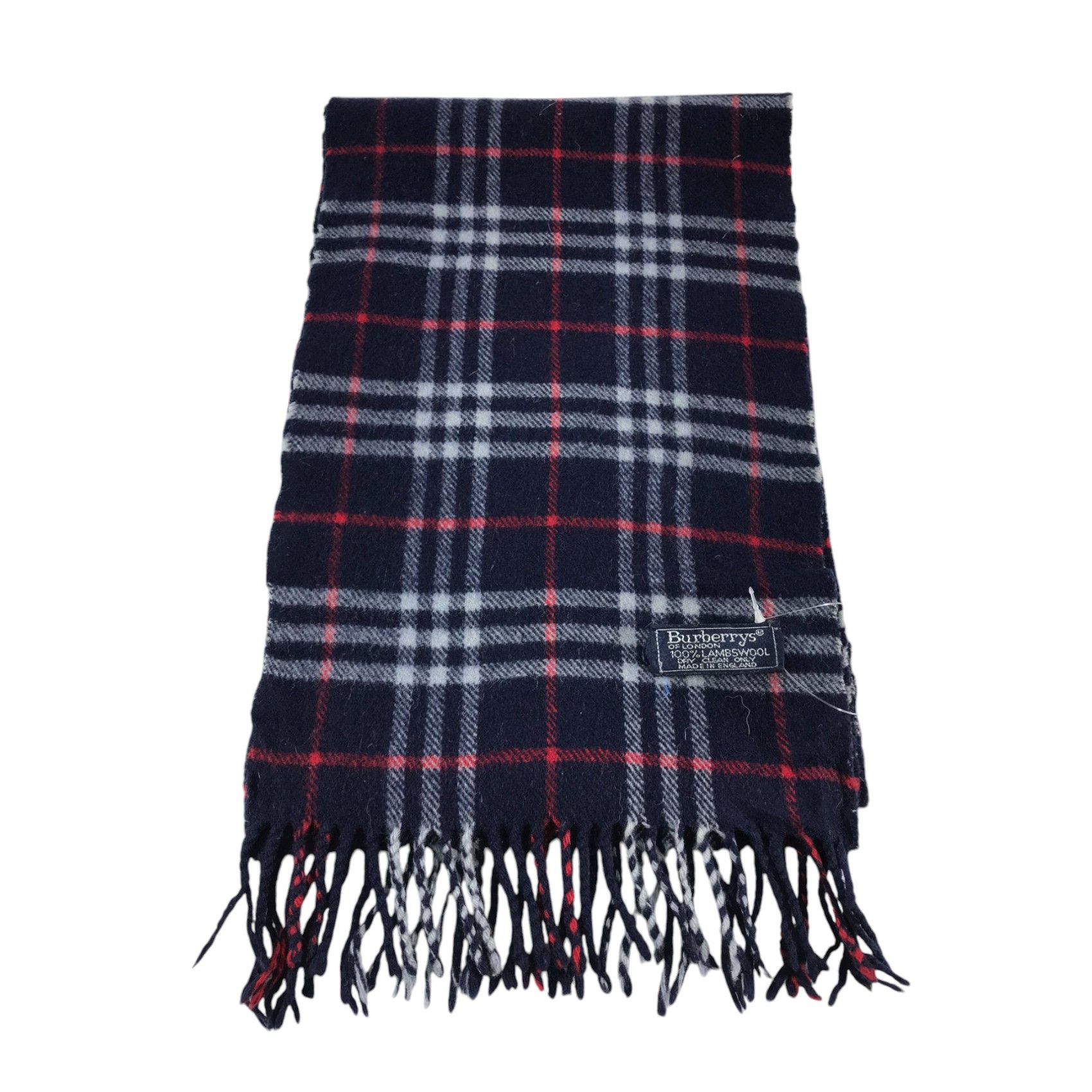 Burberry × Vintage Burberry Scarf / Muffler / Neckwear - WW1517 Size ONE SIZE - 2 Thumbnail