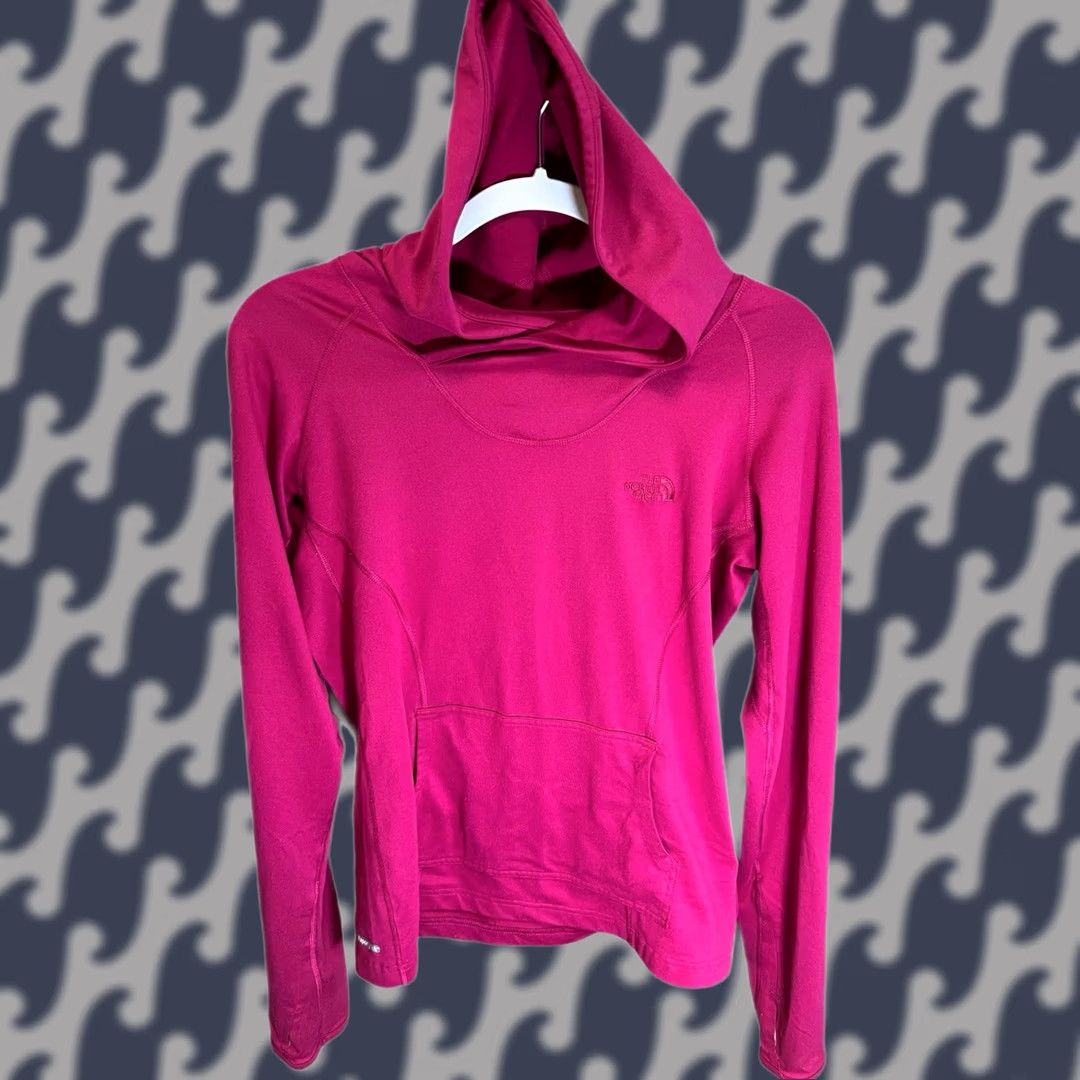 The North Face The North Face Women's Hoodie Pullover Pink Regular M VaporWick Long Sleeve Hooded Logo Activewear Jacket Hoodie Men/Women? Size M / US 6-8 / IT 42-44 - 1 Thumbnail