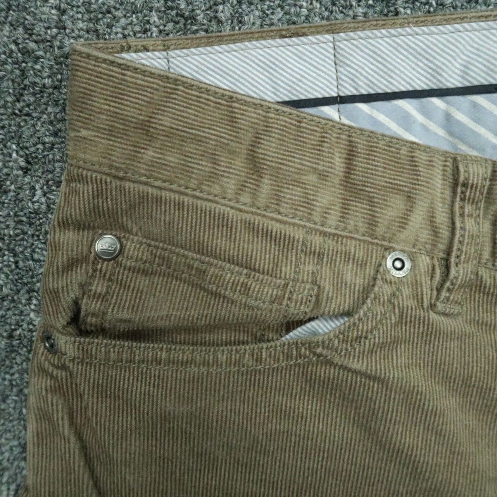 Peter Millar Peter Millar Pants Men 38x34 Green Superior Corduroy 5-Pocket Chino Straight Slim? (note: cannot assume) Size US 38 / EU 54 - 3 Thumbnail
