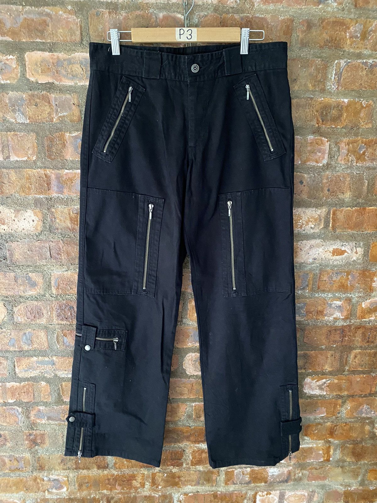 Shellac 2000s Shellac Bondage Wide Leg baggy pants Size US 34 / EU 50 - 2 Thumbnail