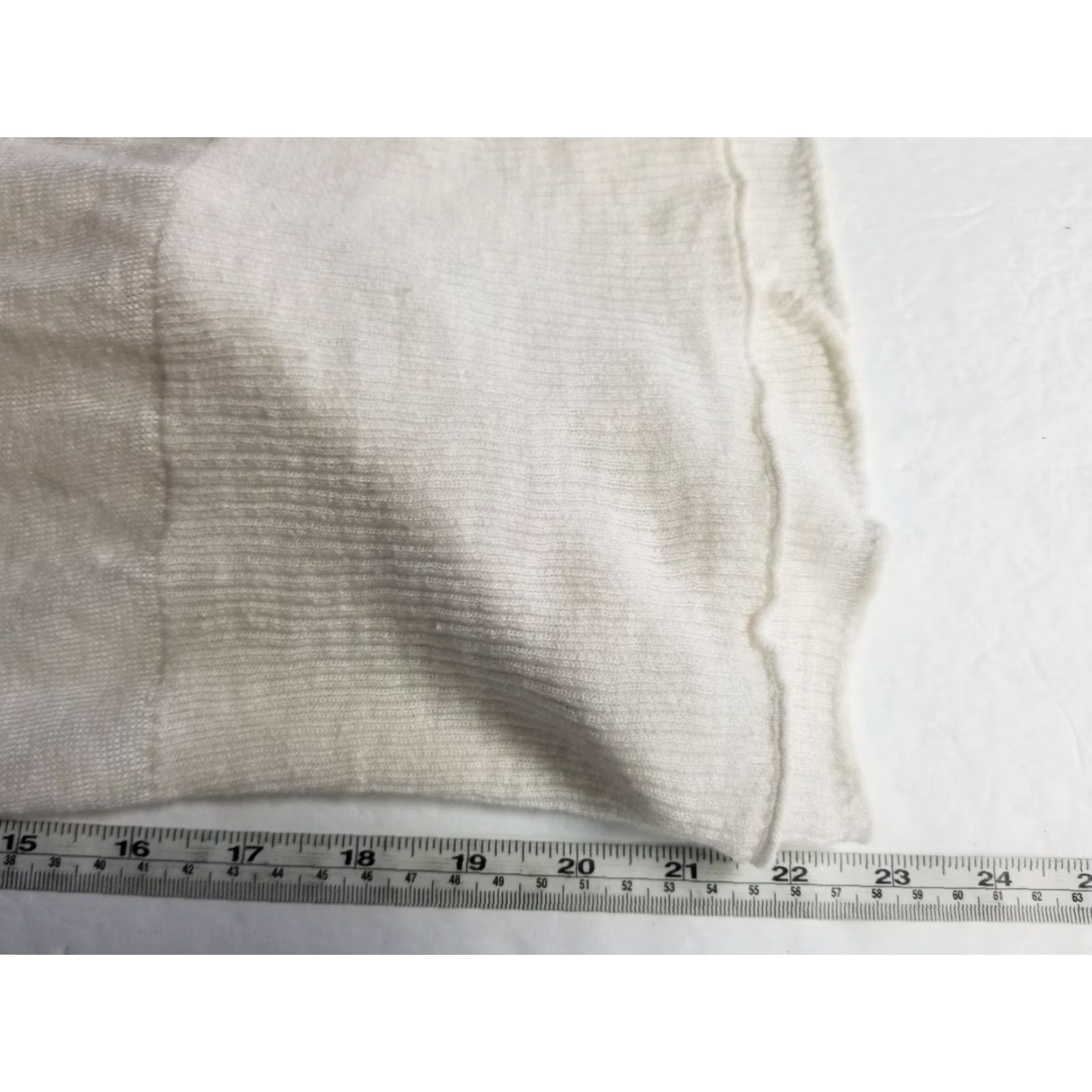 White House Black Market White House Black Market T-Shirt Women White Linen Blend V-Neck Sleeveless Open Tie L White Women Men’s? Size L / US 10 / IT 46 - 6 Thumbnail