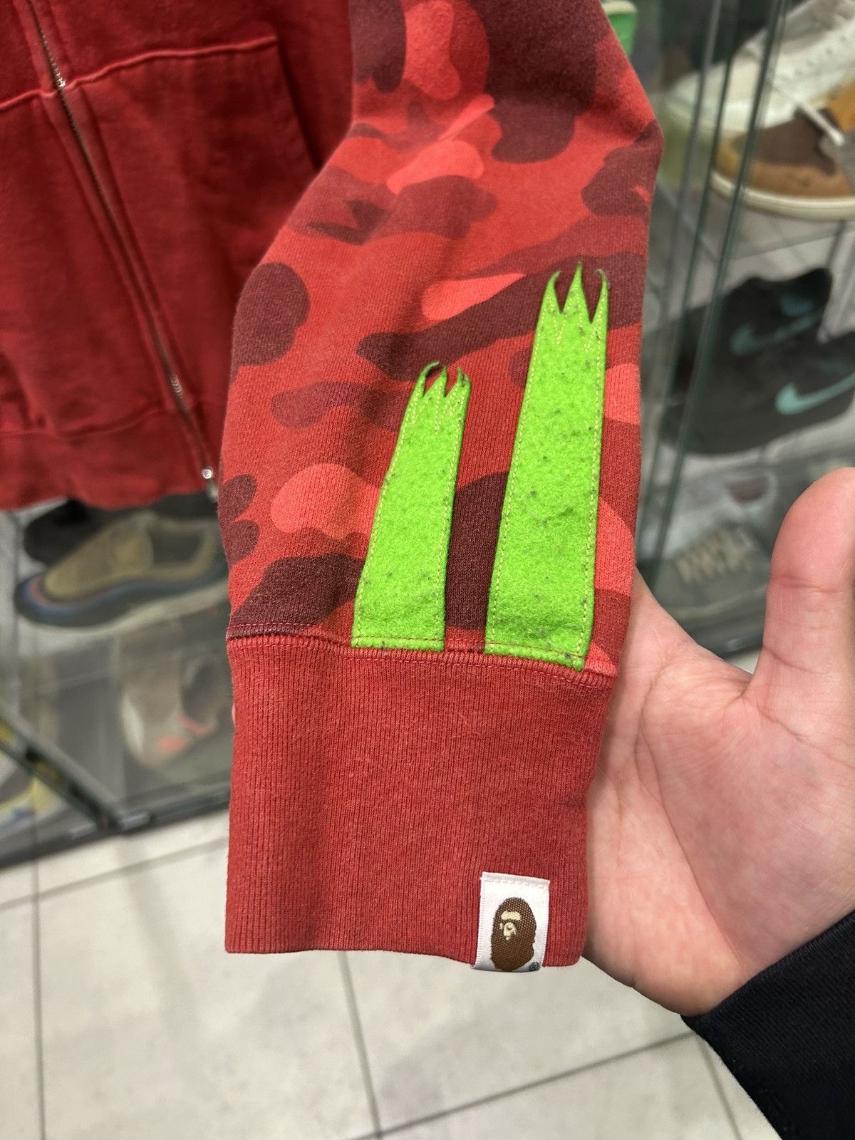 Bape Bape Panda Full Zip Hoodie Red Size US S / EU 44-46 / 1 - 4 Thumbnail