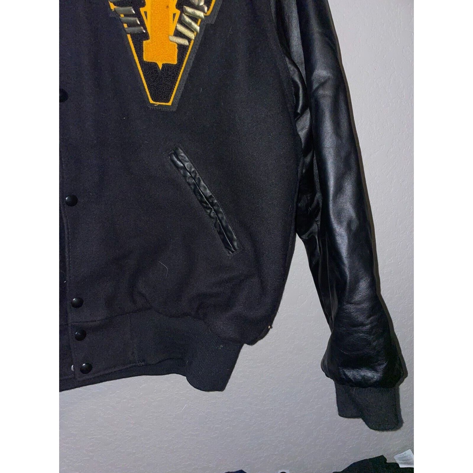 Vintage Virginia Tech Letterman Jacket Varsity Bomber 2003
