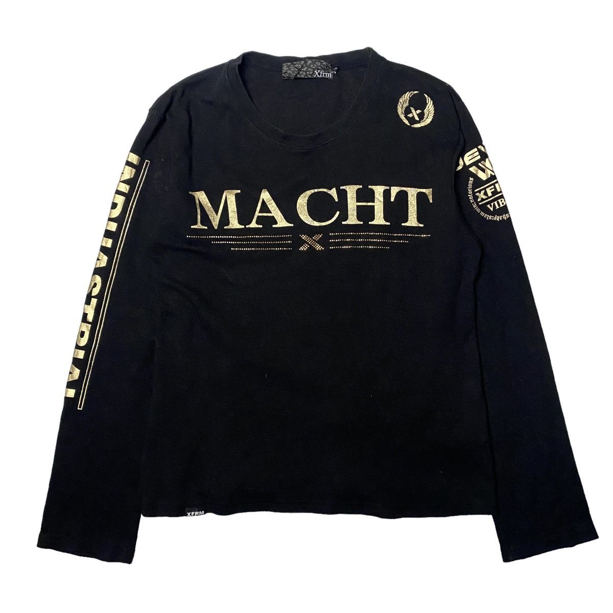 If Six Was Nine 2000's Xfrm Raise The Devil Poem Longsleeve Size US S / EU 44-46 / 1 - 3 Thumbnail