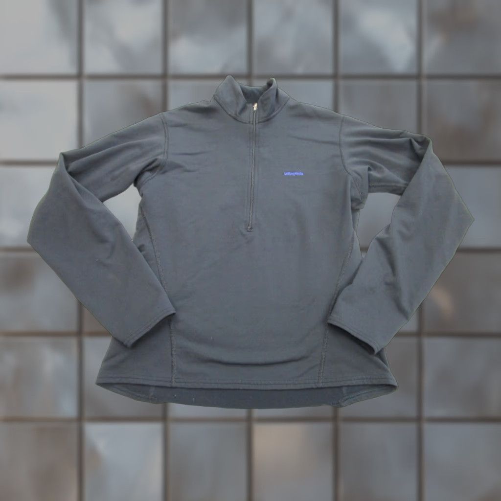 Patagonia VINTAGE Patagonia Sweatshirt Womens M Black 1/2 Zip Pullover Sweatshirt Jacket Size M / US 6-8 / IT 42-44 - 1 Thumbnail