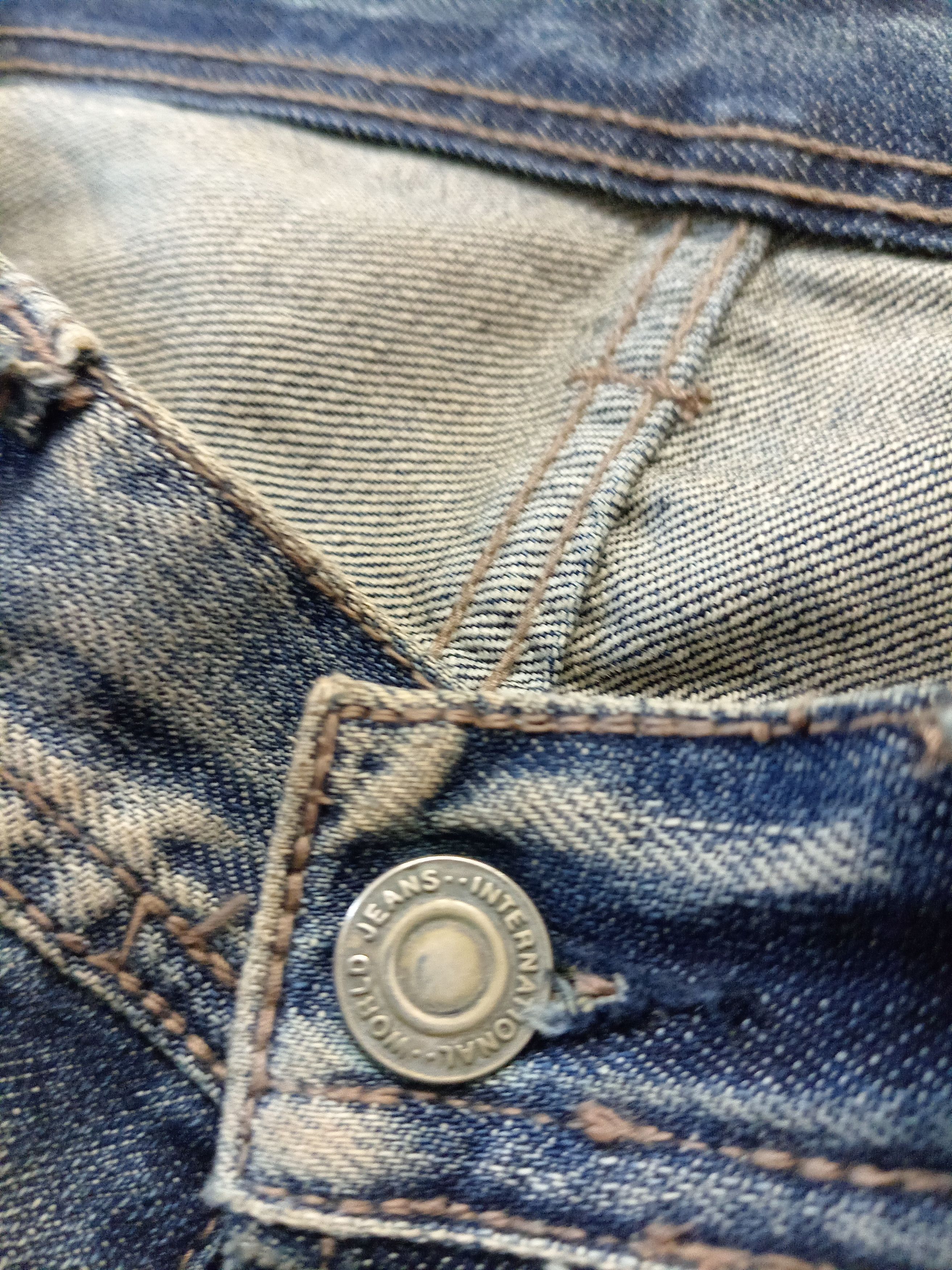 Japanese Brand EDGE RUPERT Distressed denim jeans Size US 30 / EU 46 - 9 Thumbnail