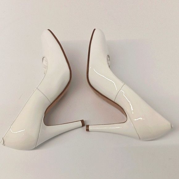 Maison Margiela Maison Margiela White Patent Leather Court Pumps -EU40 Size US 10 / IT 40 - 5 Thumbnail