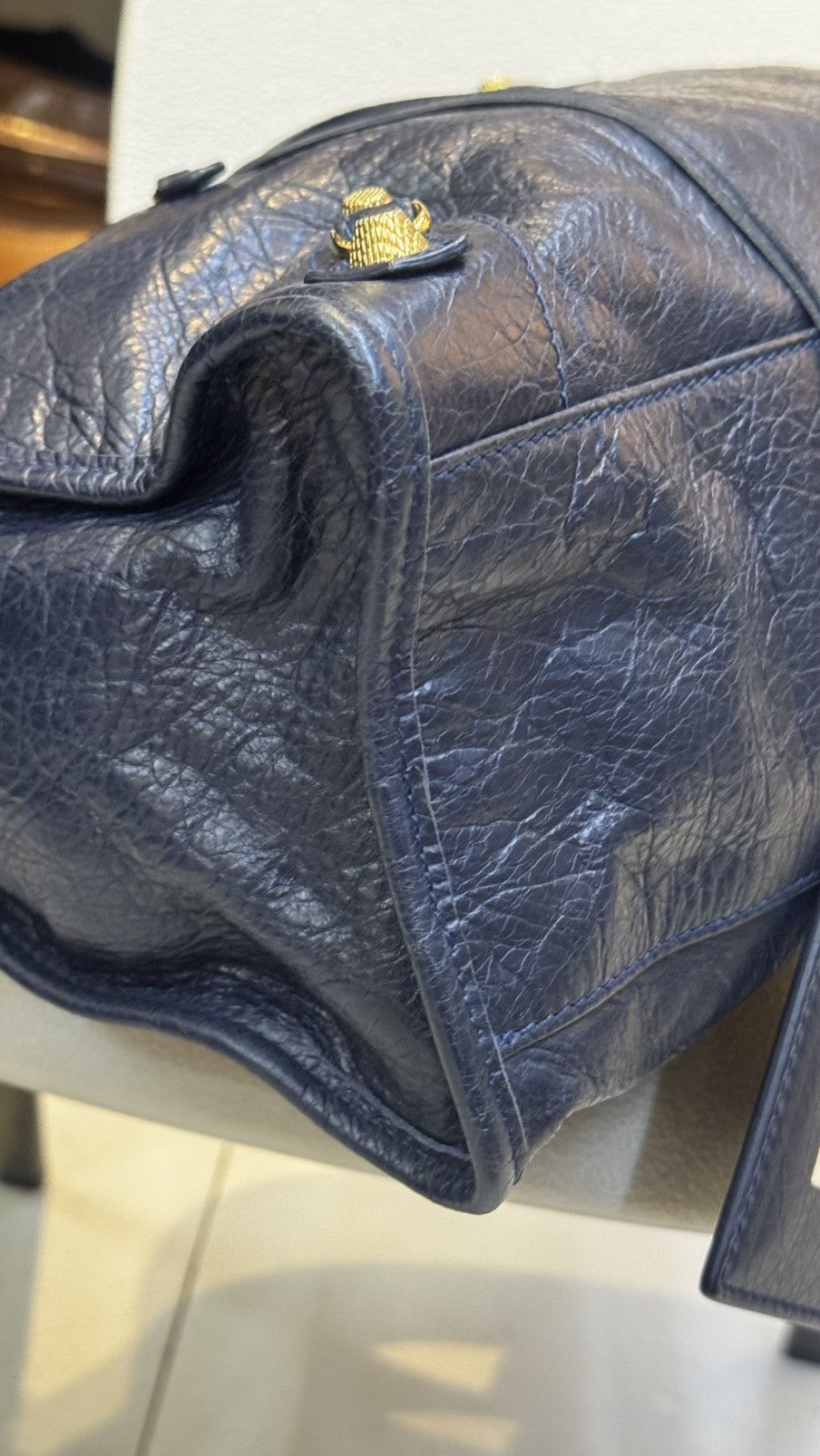 Balenciaga BALENCIAGA Persian Lambskin Leather Giant 12 Gold City Bag Size ONE SIZE - 5 Thumbnail