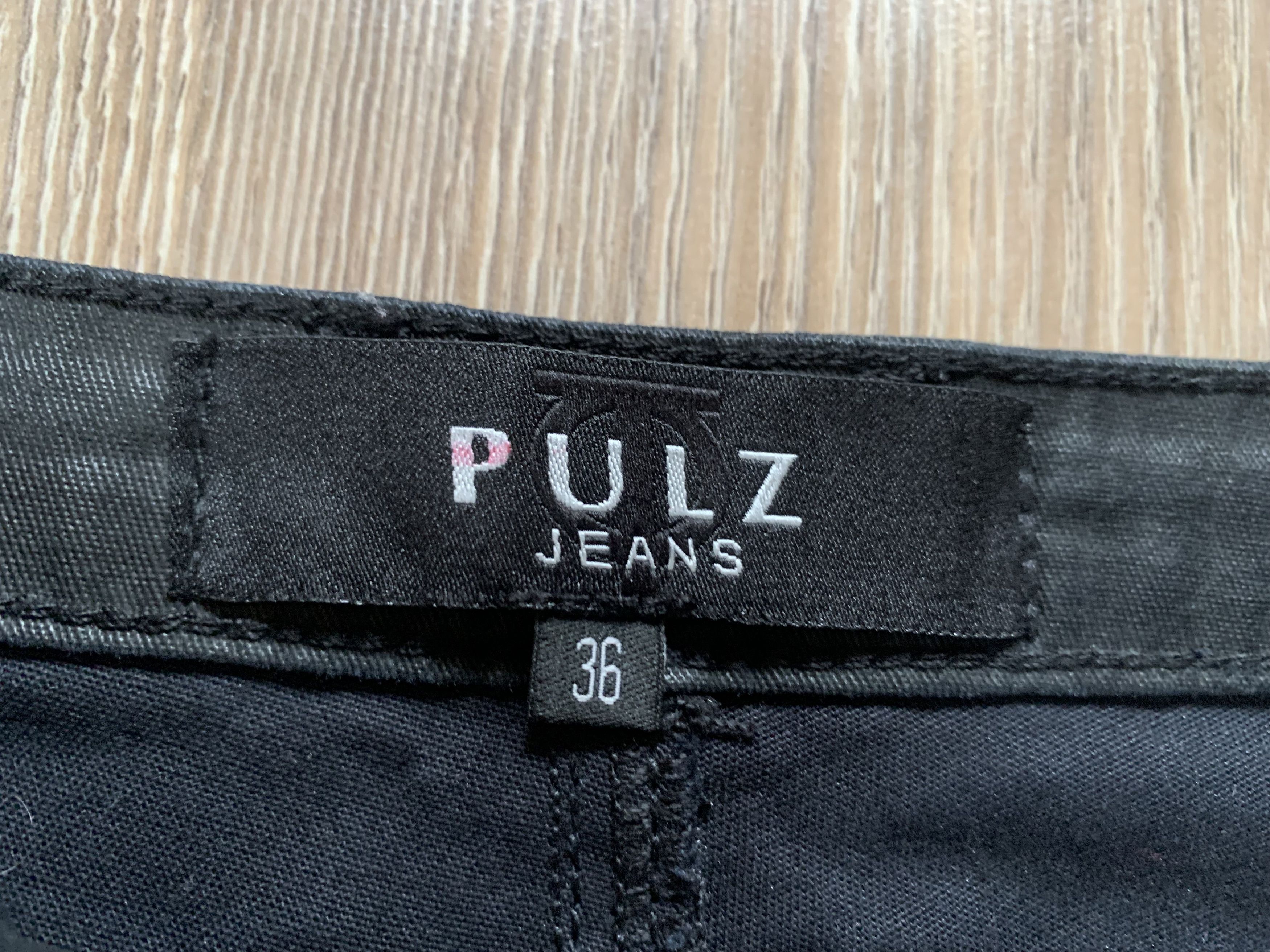 Other PULZ Jeans Black Coated Skinny Pants Size 25" / US 0 / IT 36 - 6 Thumbnail