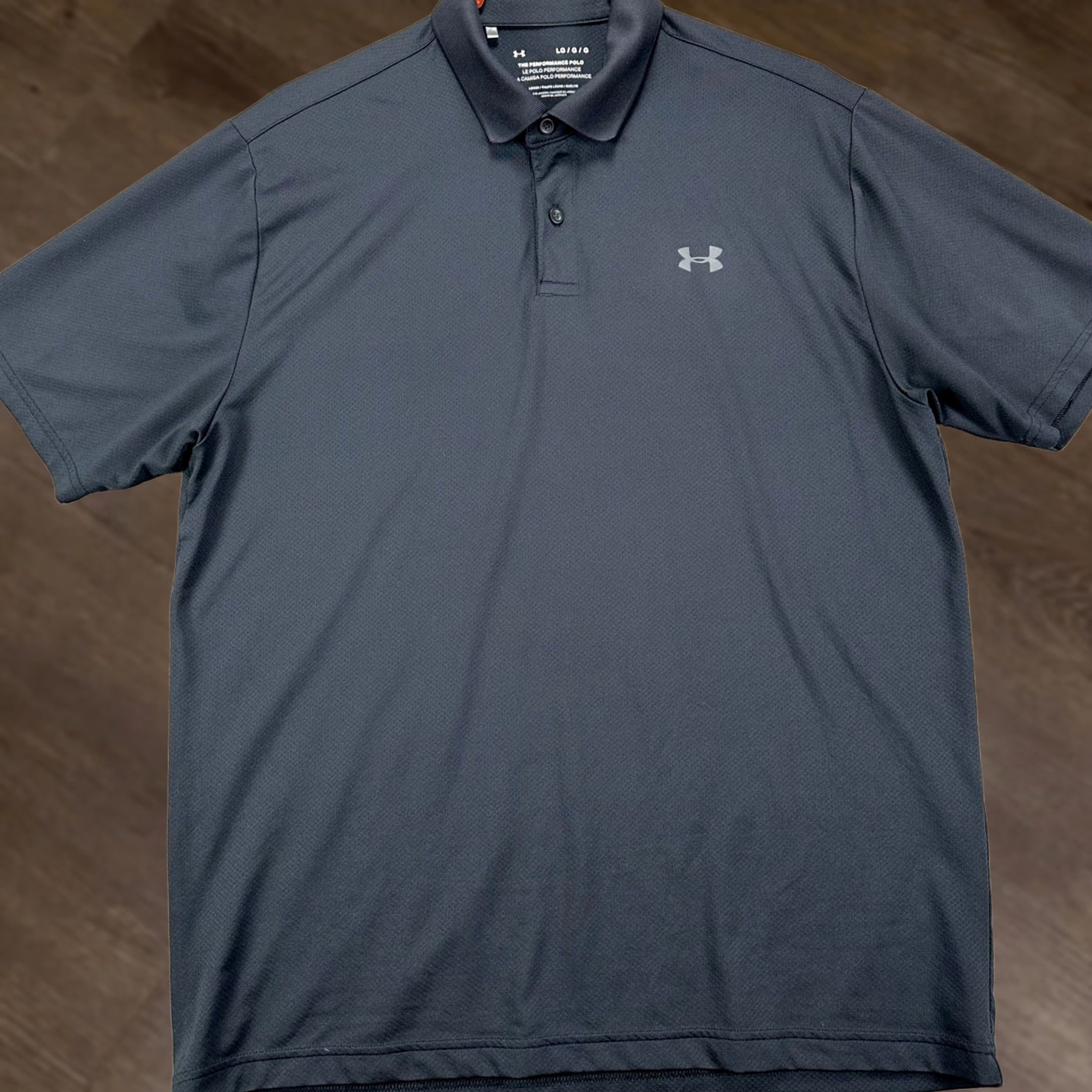Under Armour Under Armour The Performance Shirt Golf Polo Men Large Black Short Sleeve Rugby Polo Shirt Mens L Black Size US L / EU 52-54 / 3 - 1 Thumbnail