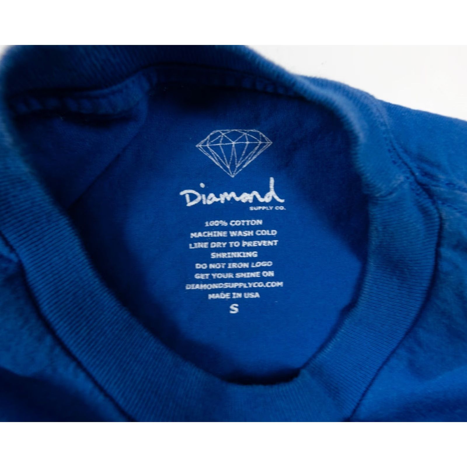 Diamond Supply Co. Diamond Supply Co. Skateboarding T-Shirt Adult Small Blue Short Sleeve Graphic Tee Mens Size US S / EU 44-46 / 1 - 4 Thumbnail
