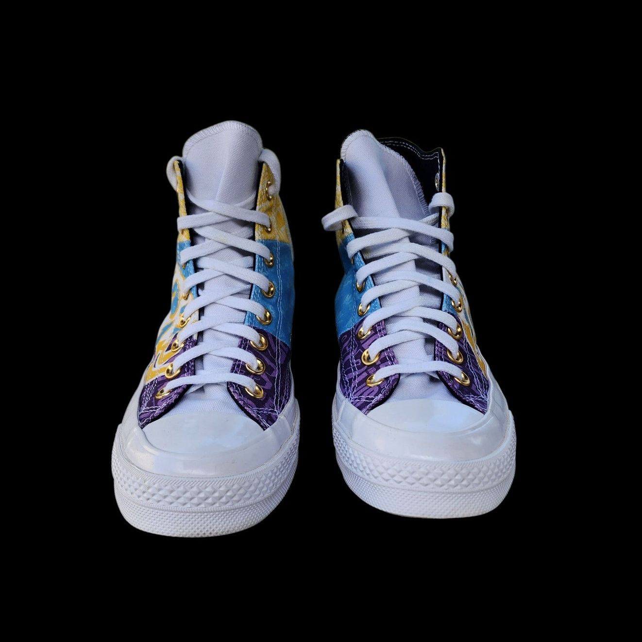 Converse NBA x Converse Chuck 70 Los Angeles Lakers Canvas Sneakers Size US 8.5 / IT 38.5 - 2 Thumbnail