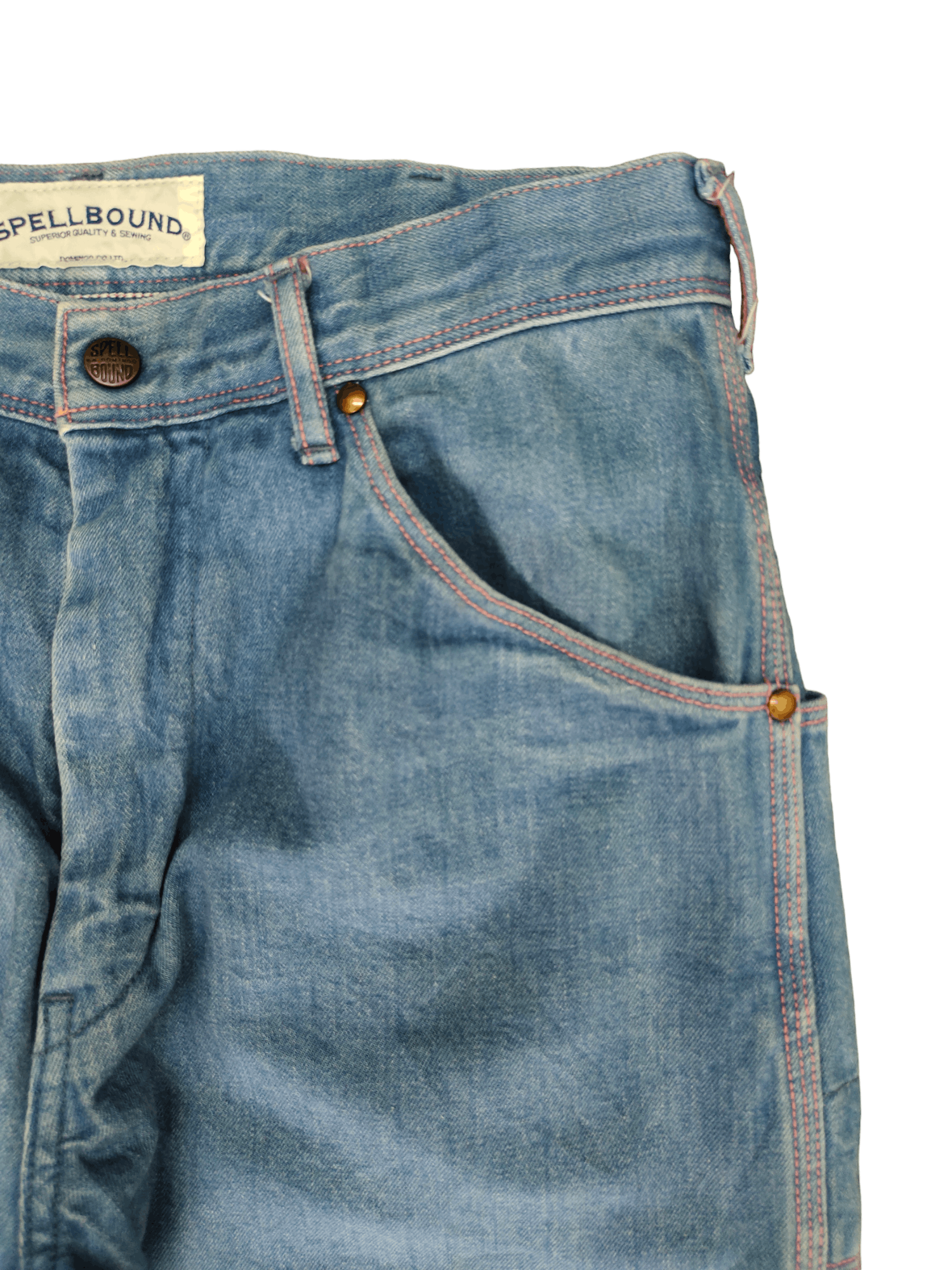 Spellbound 1990s Spellbound Jpn Workers Denim Pants 45rpm Orslow Style Size US 29 - 3 Thumbnail