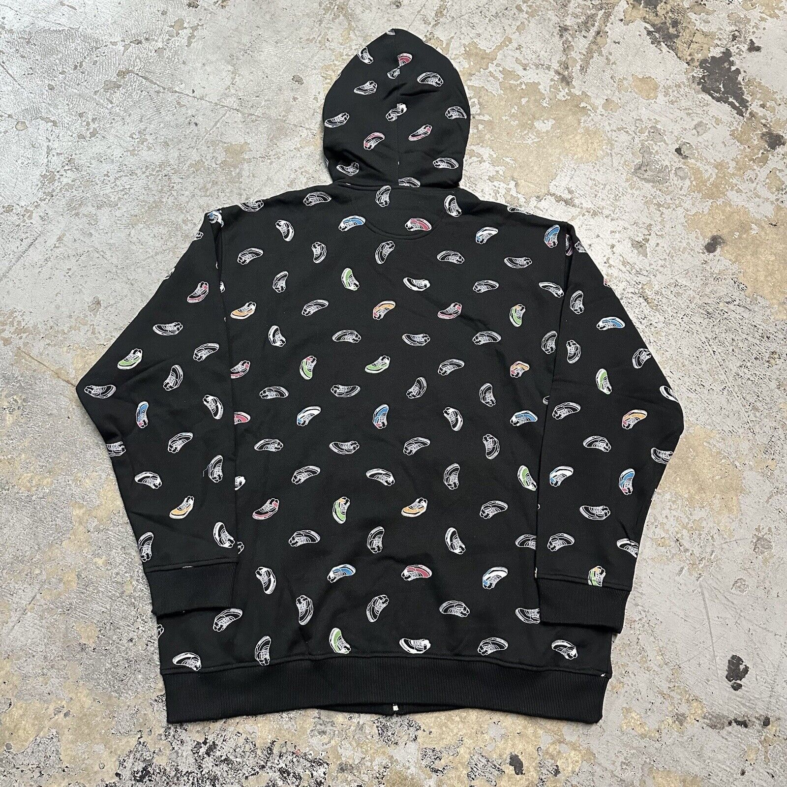 Ecko Unltd. × JNCO × Southpole NWT Vintage Y2K Southpole Black Shoes Zip Up Hoodie Size US XXL / EU 58 / 5 - 3 Thumbnail