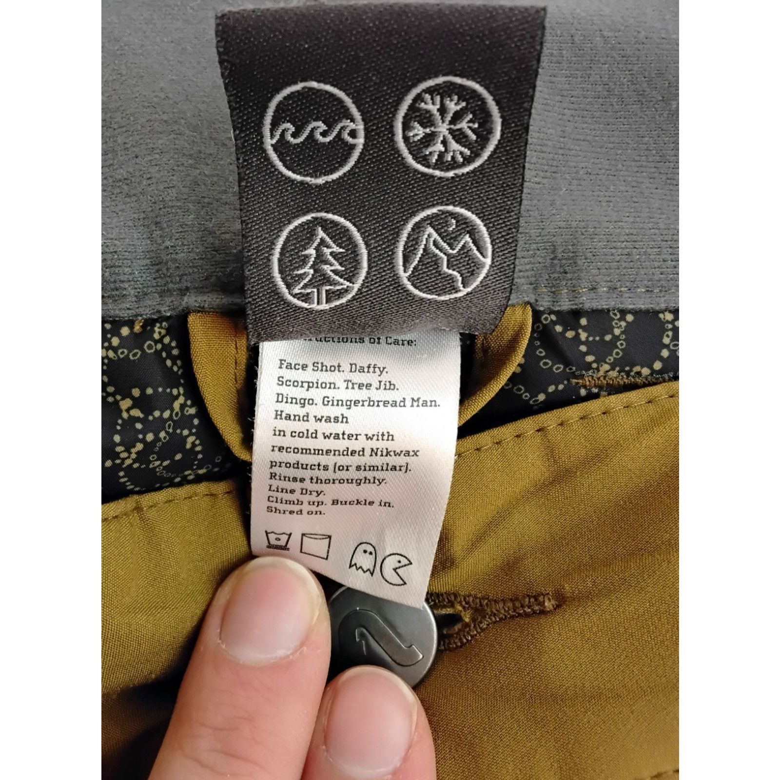 Flylow Flylow Ski Pants Men's M Khaki Brown Insulated Snowboard Size US 32 / EU 48 - 11 Thumbnail