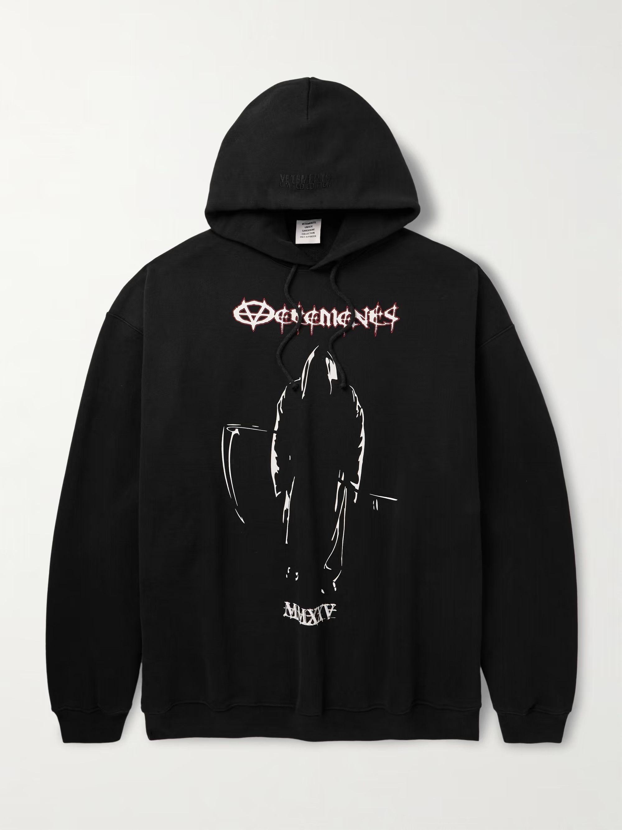 Vetements Vetements Reaper hooded logo hoodie Size US M / EU 48-50 / 2 - 1 Thumbnail
