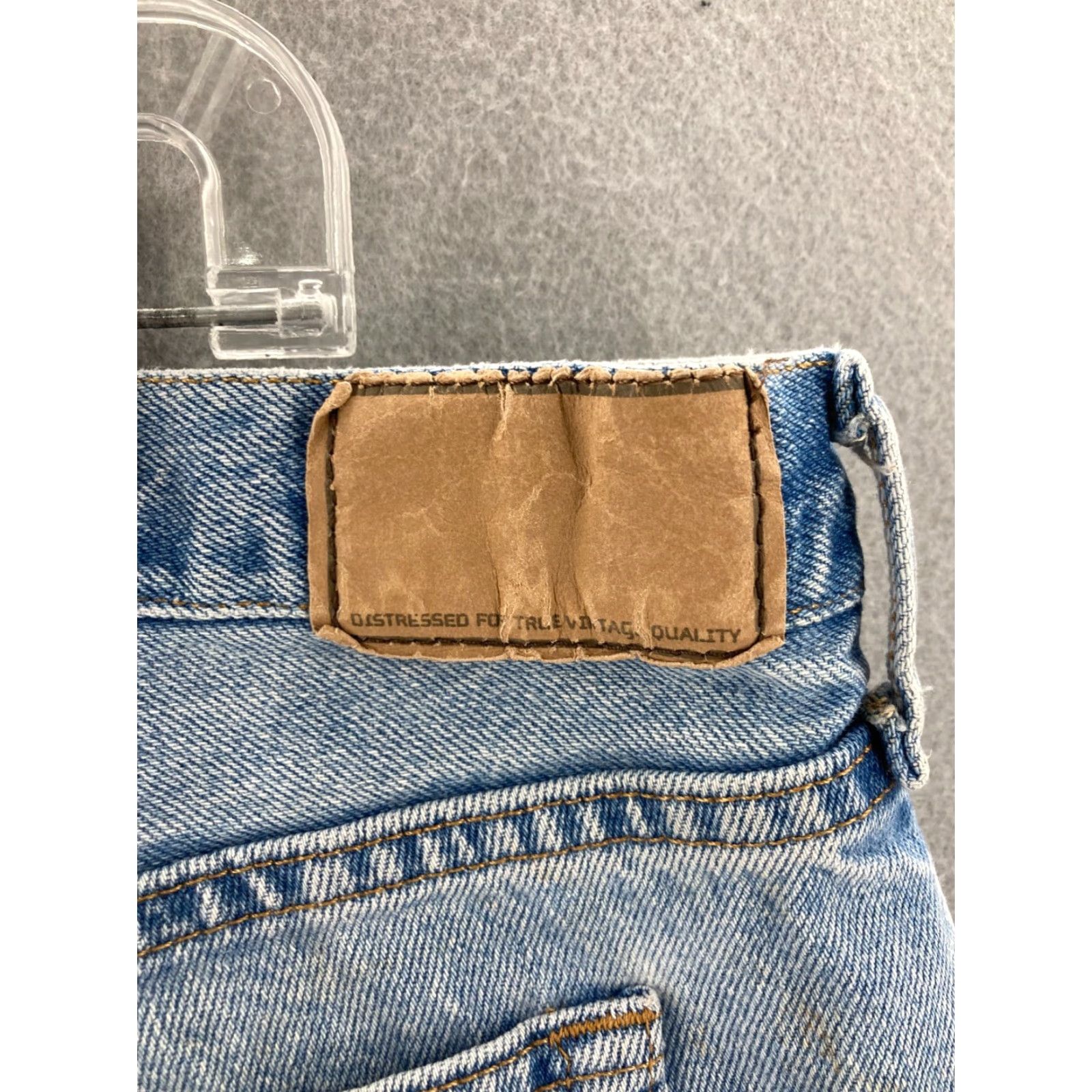 Vintage Urban Pipeline Jeans Regular Straight 42x32 Blue Denim 5-Pocket Mens Adults Stonewashed Light Size 42 Size US 42 / EU 58 - 6 Thumbnail