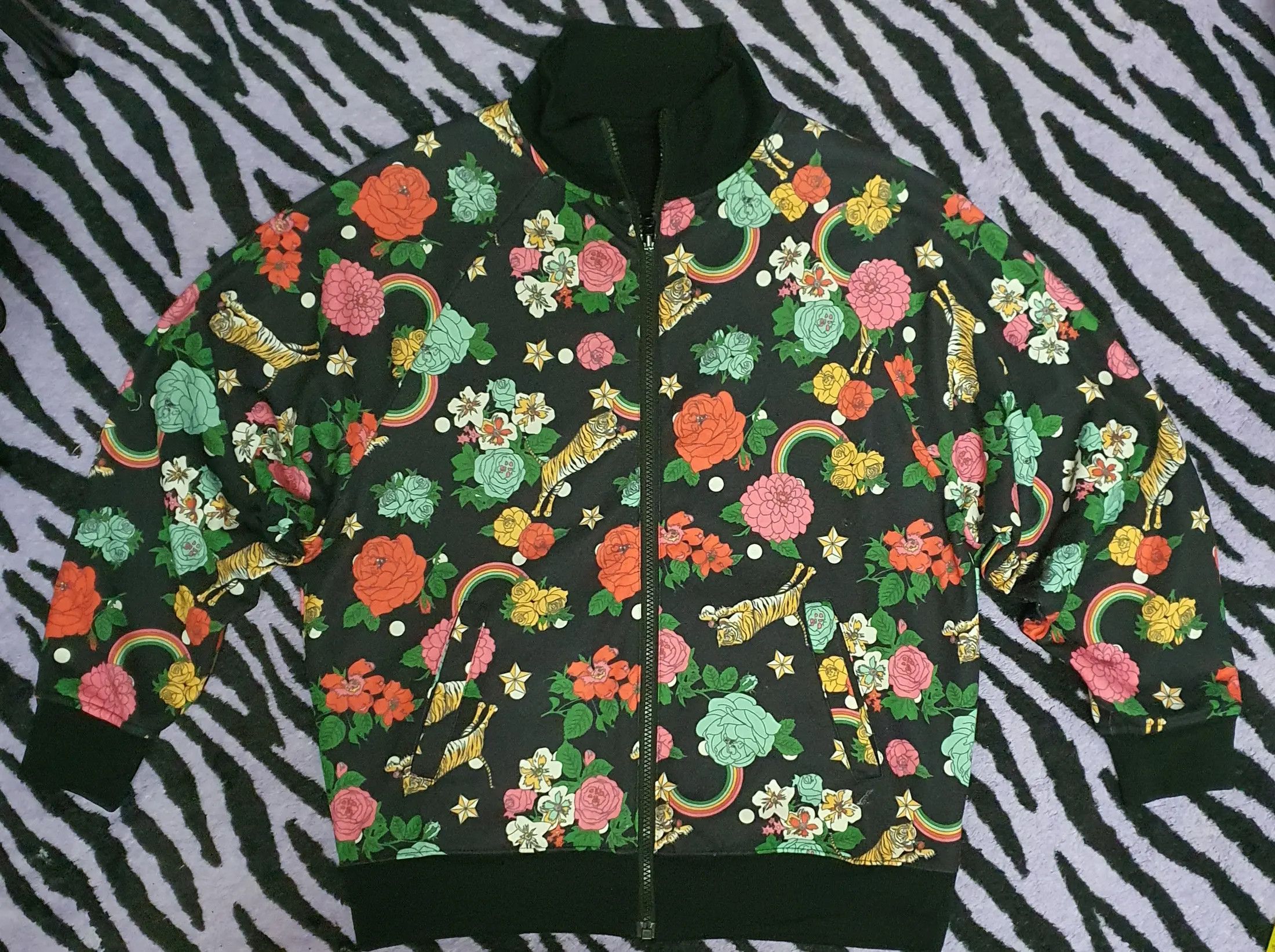 Japanese Brand Rodeo Crowns (RCWB) Reversible Bomber Track Jacket Size US M / EU 48-50 / 2 - 10 Thumbnail