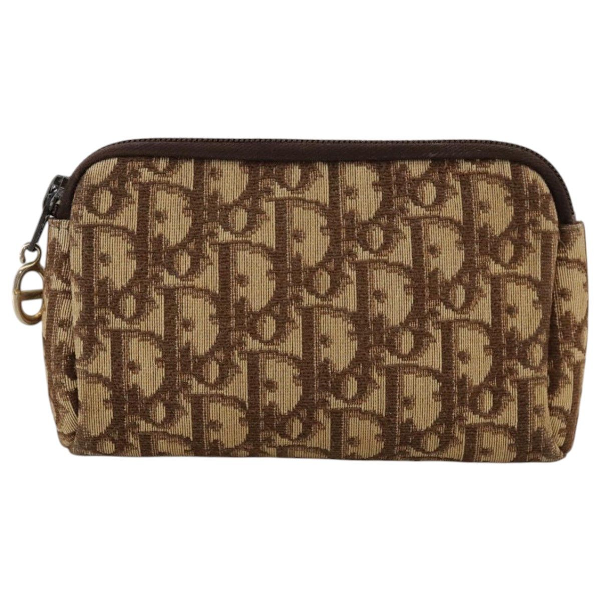 Dior Trotter Brown Canvas Clutch Bag (Pre-Owned) Size ONE SIZE - 1 Thumbnail