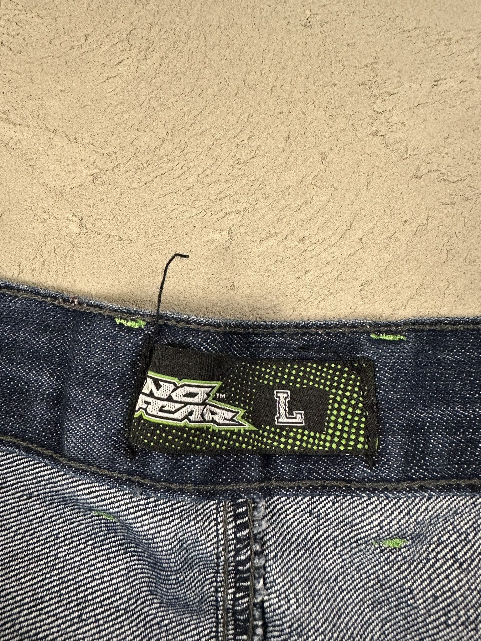 No Fear Vintage Y2k No Fear 3/4 Oversized Jeans Shorts Jorts Size US 36 / EU 52 - 11 Thumbnail